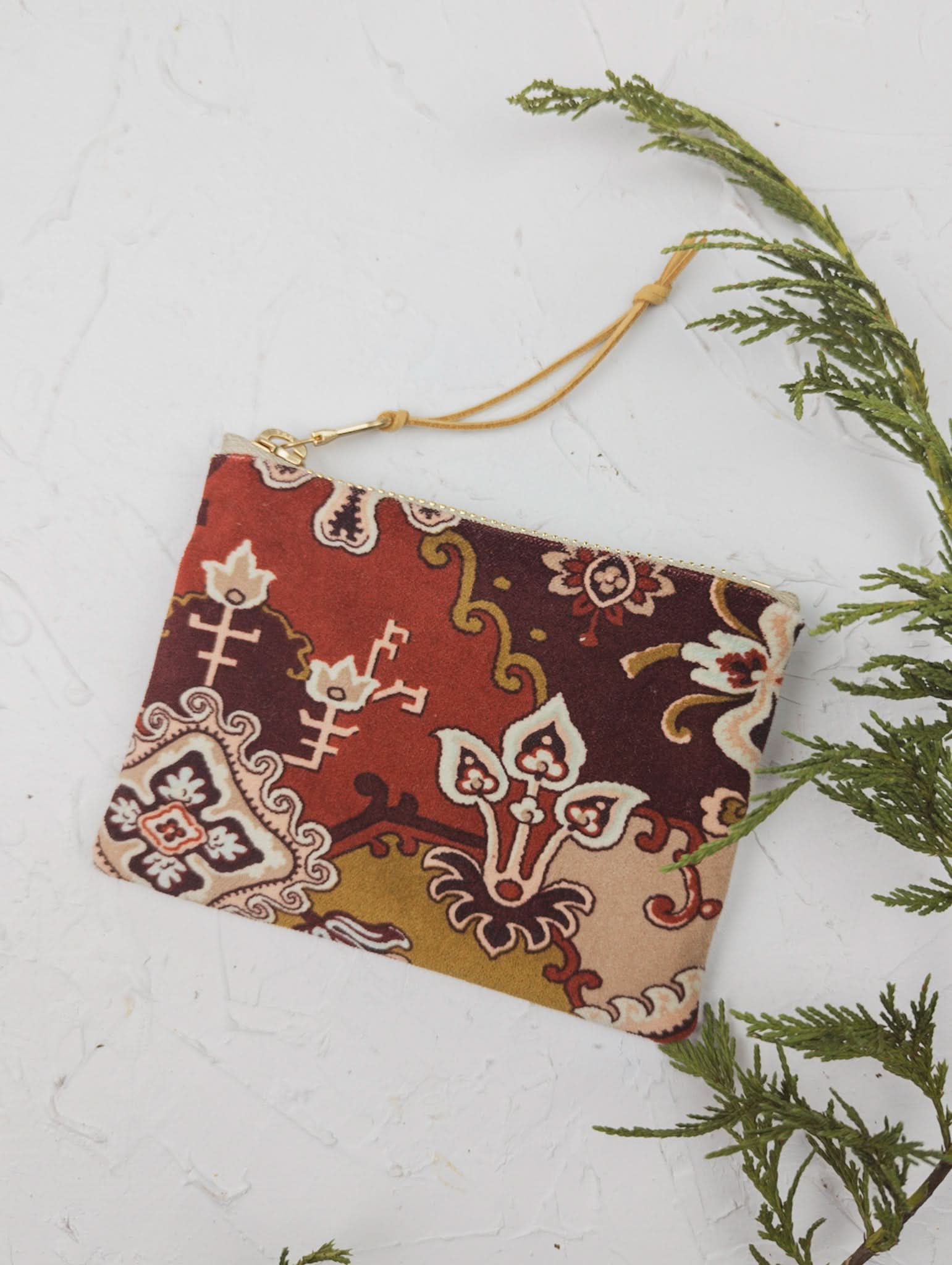 Boho Velvet Mini Pouch - My American Goods