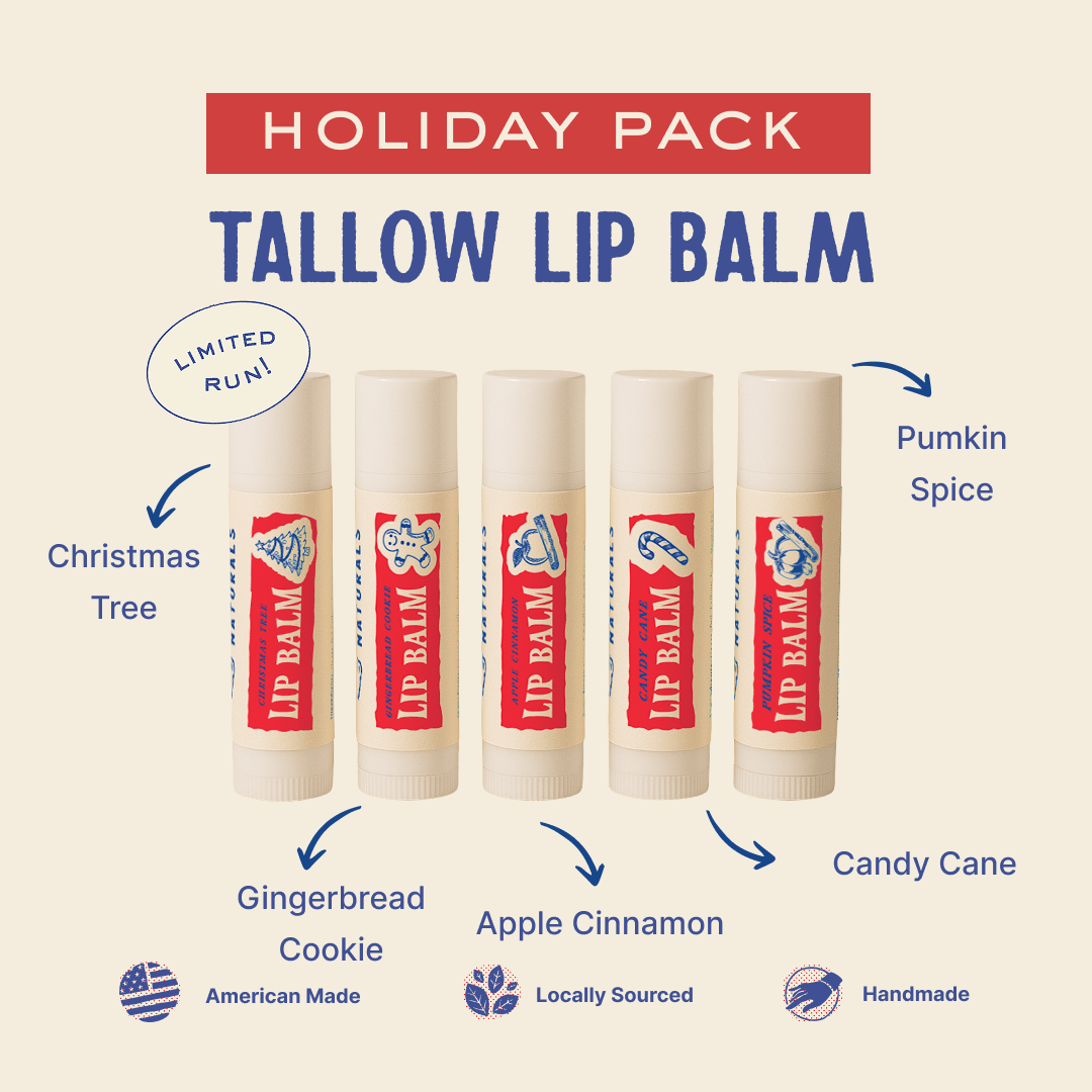 PapaBear Naturals Papabear Tallow Lip Balm - (5 Pack)