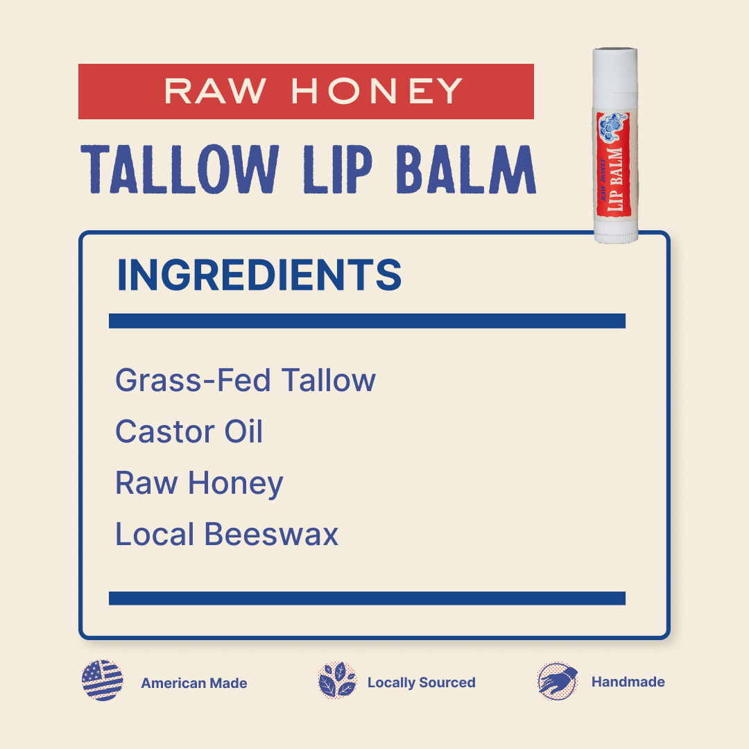 PapaBear Naturals Papabear Tallow Lip Balm - (5 Pack)