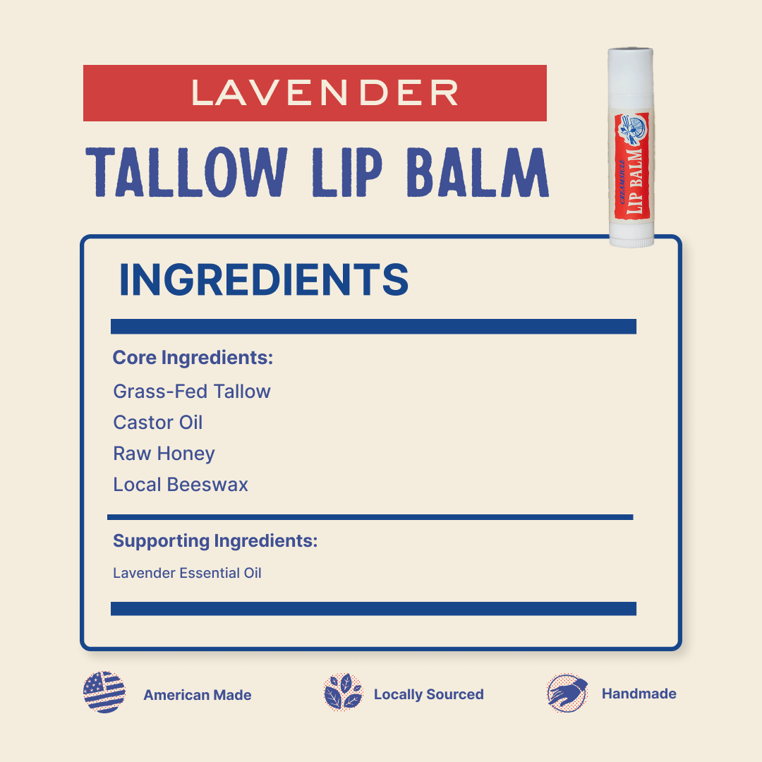 PapaBear Naturals Papabear Tallow Lip Balm - (5 Pack)