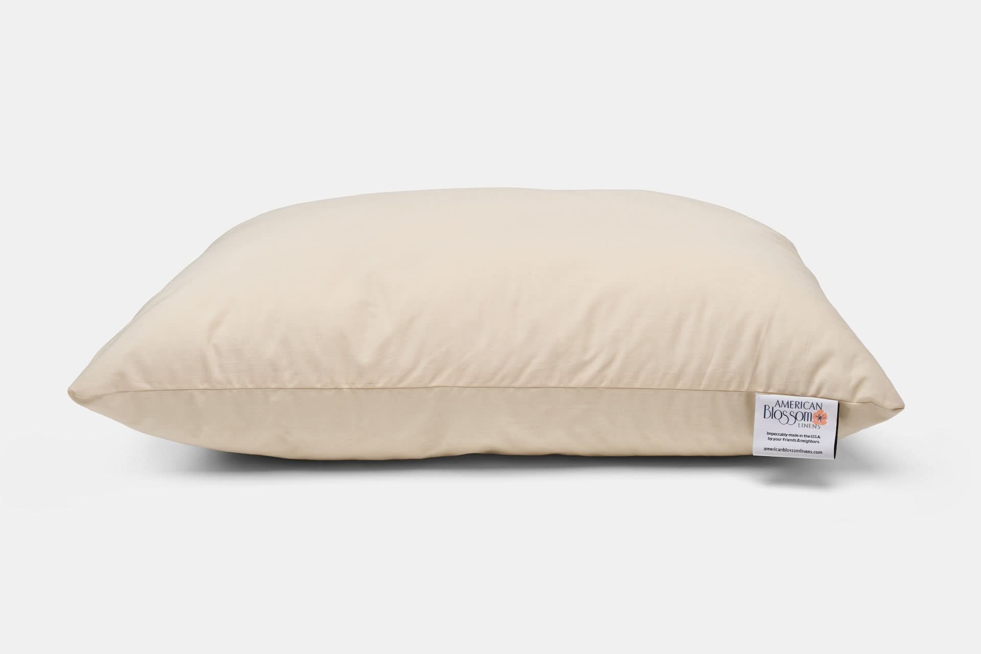Down Alternative Pillow with Recycled Polyester Fill - My American Goods