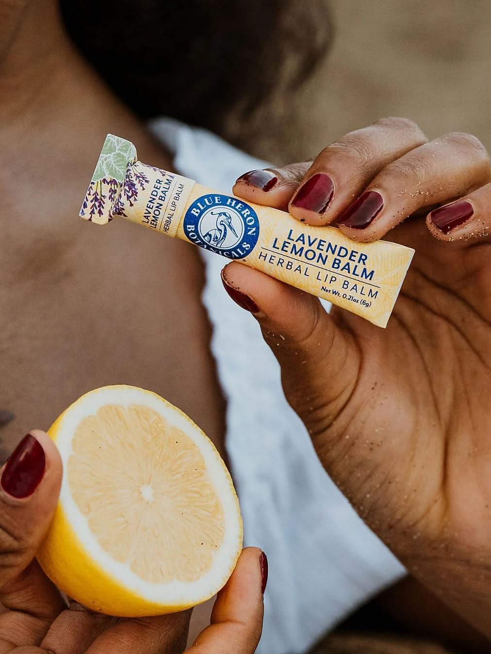 Organic Lip Balm - Lavender Lemon - My American Goods