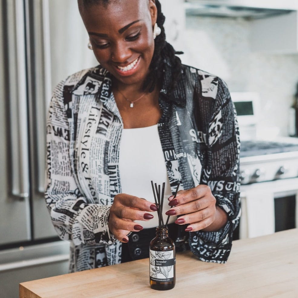 Lavender Mint Reed Diffuser - My American Goods