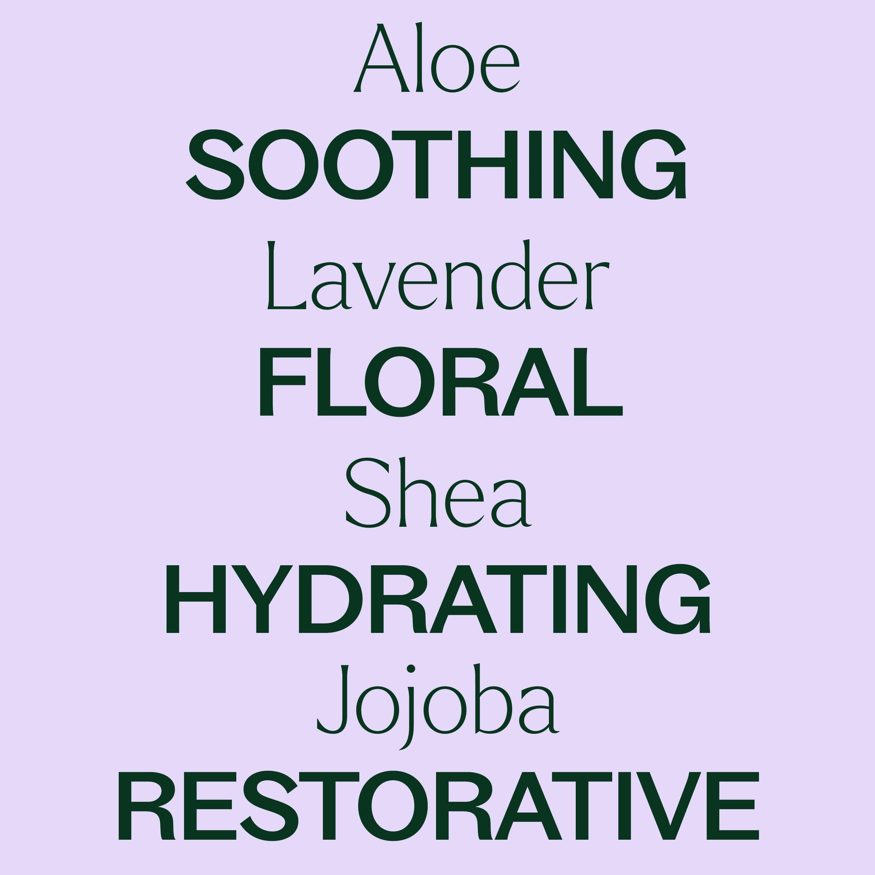 Lavender Body Lotion with Aloe and Shea - My American Goods