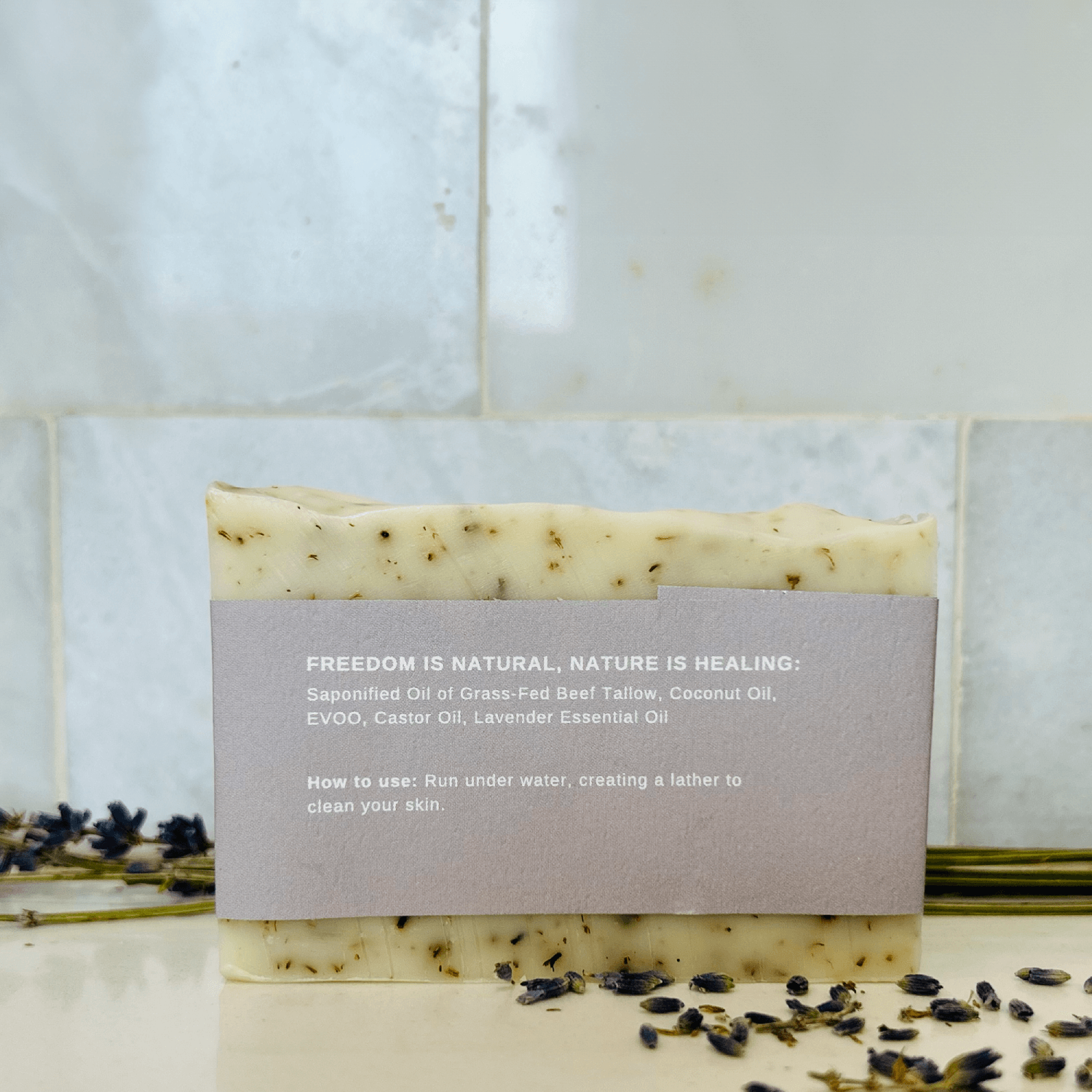 Born To Be Free Soap Lavender Tallow Soap Bar