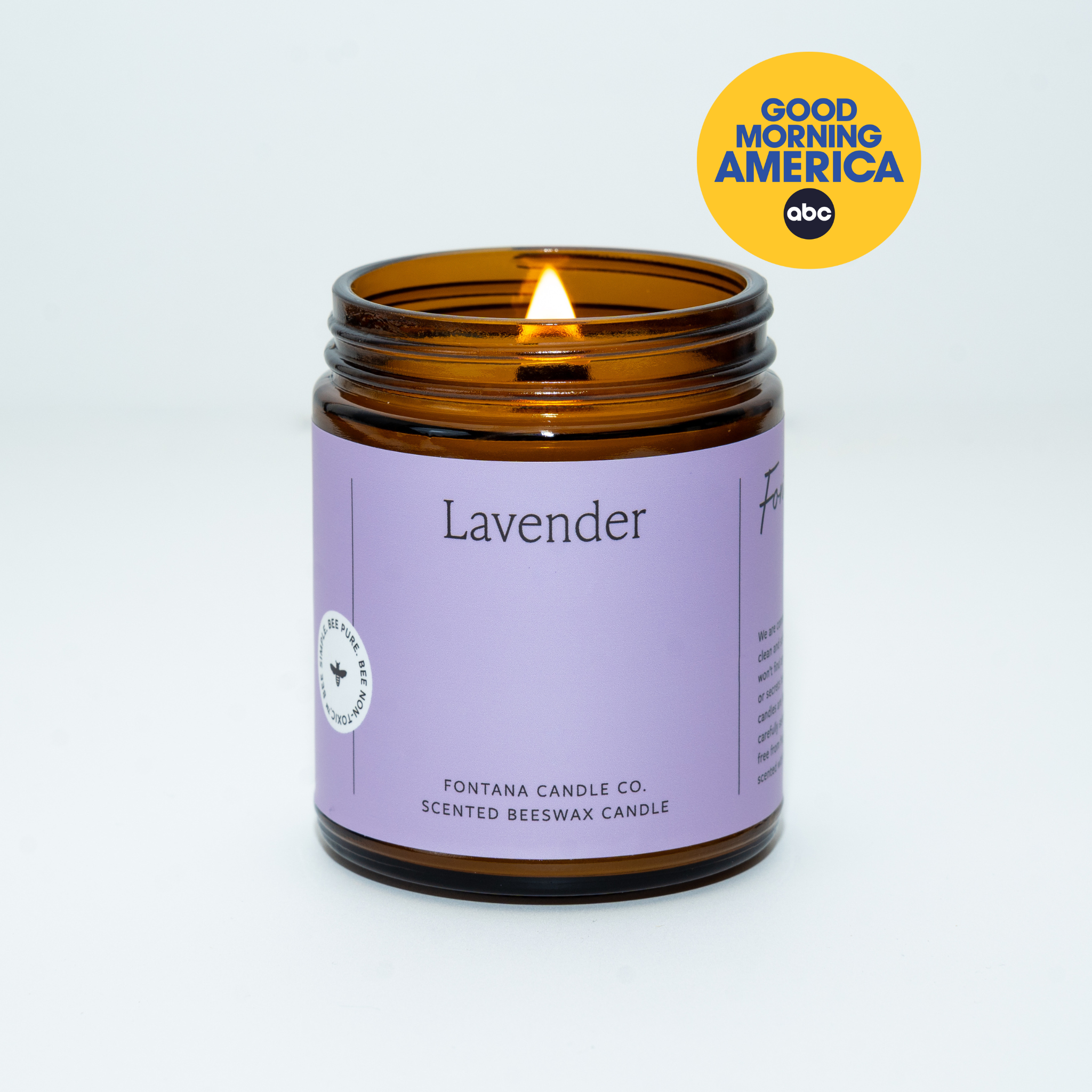 Lavender Jar Candle - My American Goods
