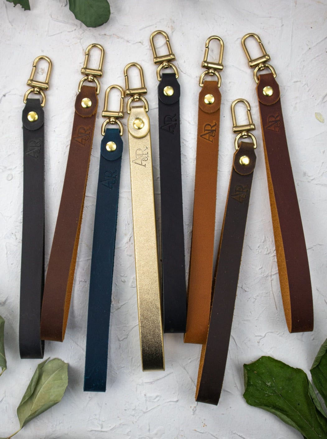 Ash & Rose Small Bag Leather Wristlet Strap