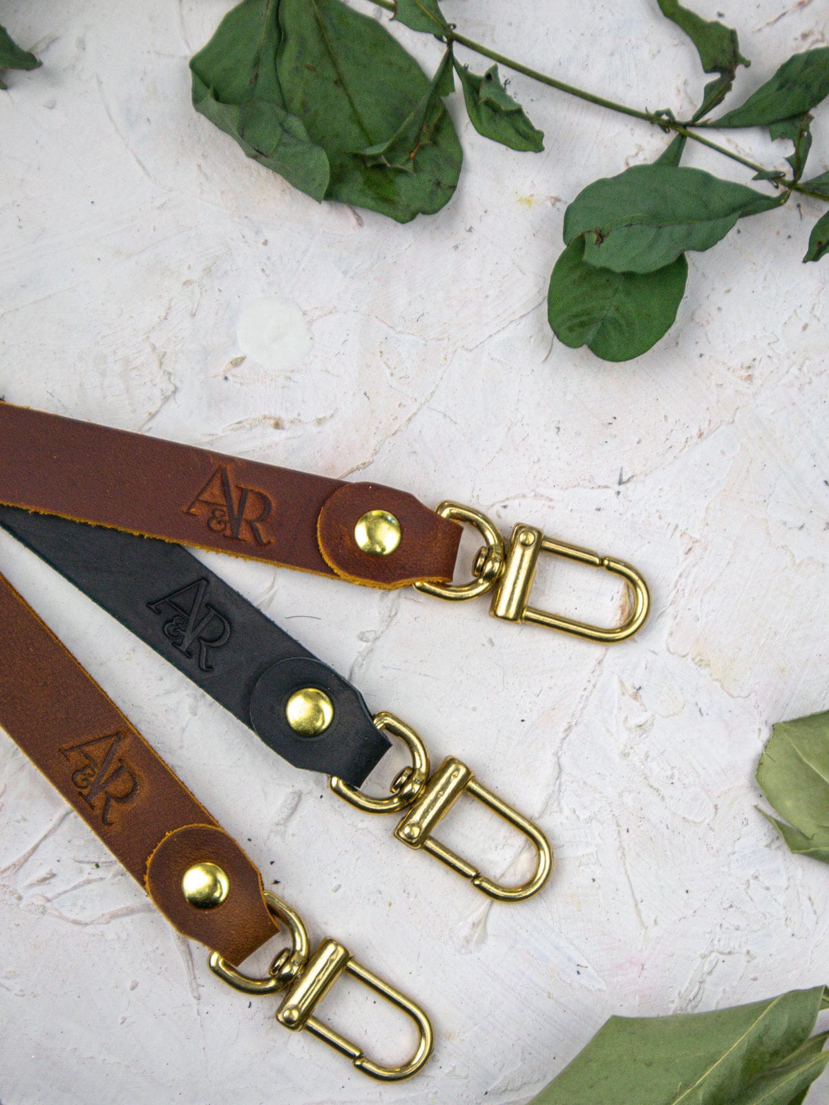 Ash & Rose Small Bag Leather Wristlet Strap