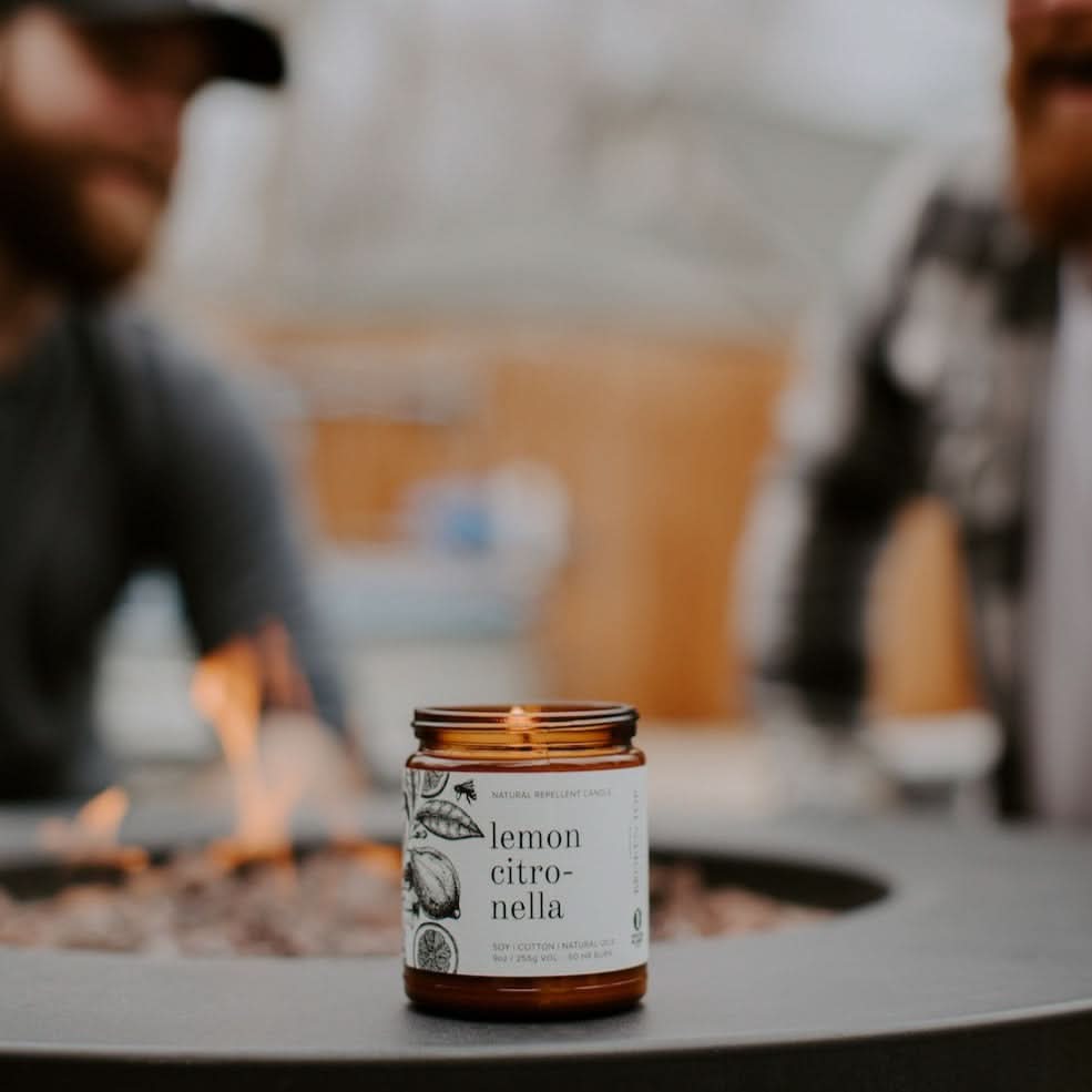 Lemon Citronella Botanical 9oz Candle - My American Goods