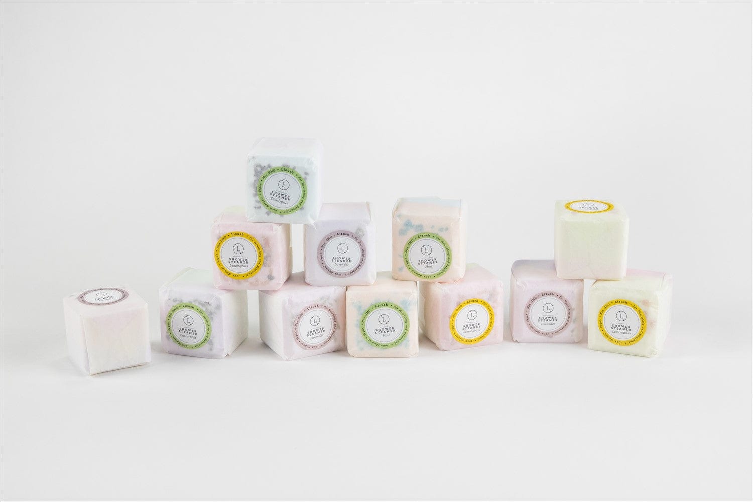 Lizush FAVORS Bulk - 100 Natural Vegan Mix scents shower steamers