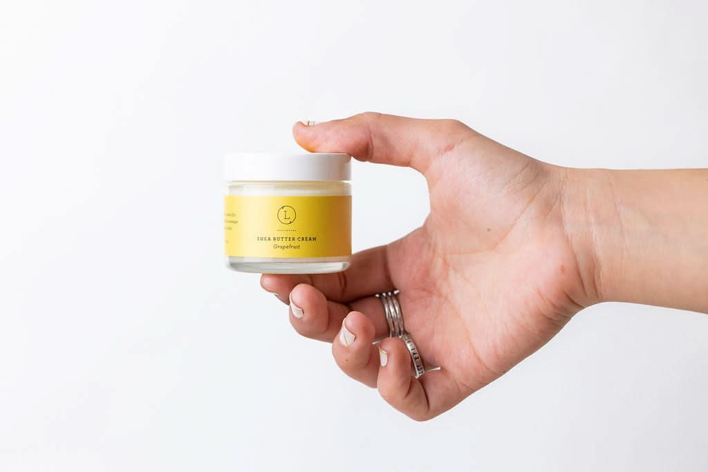 Lizush CREAMS & OILS Grapefruit Shea Butter Body Cream, Shea Body Lotion