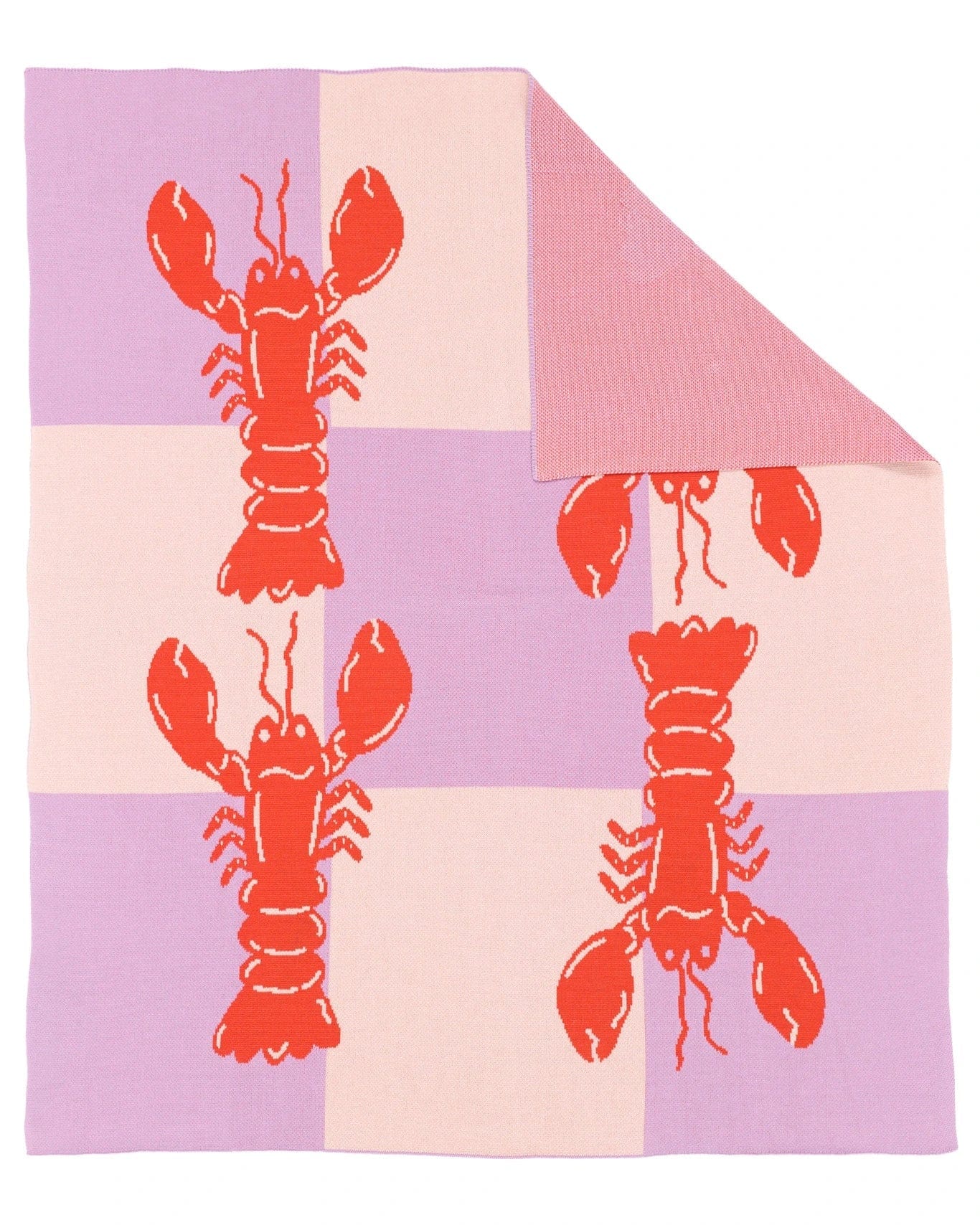 Lobster Tile - Throw Blanket