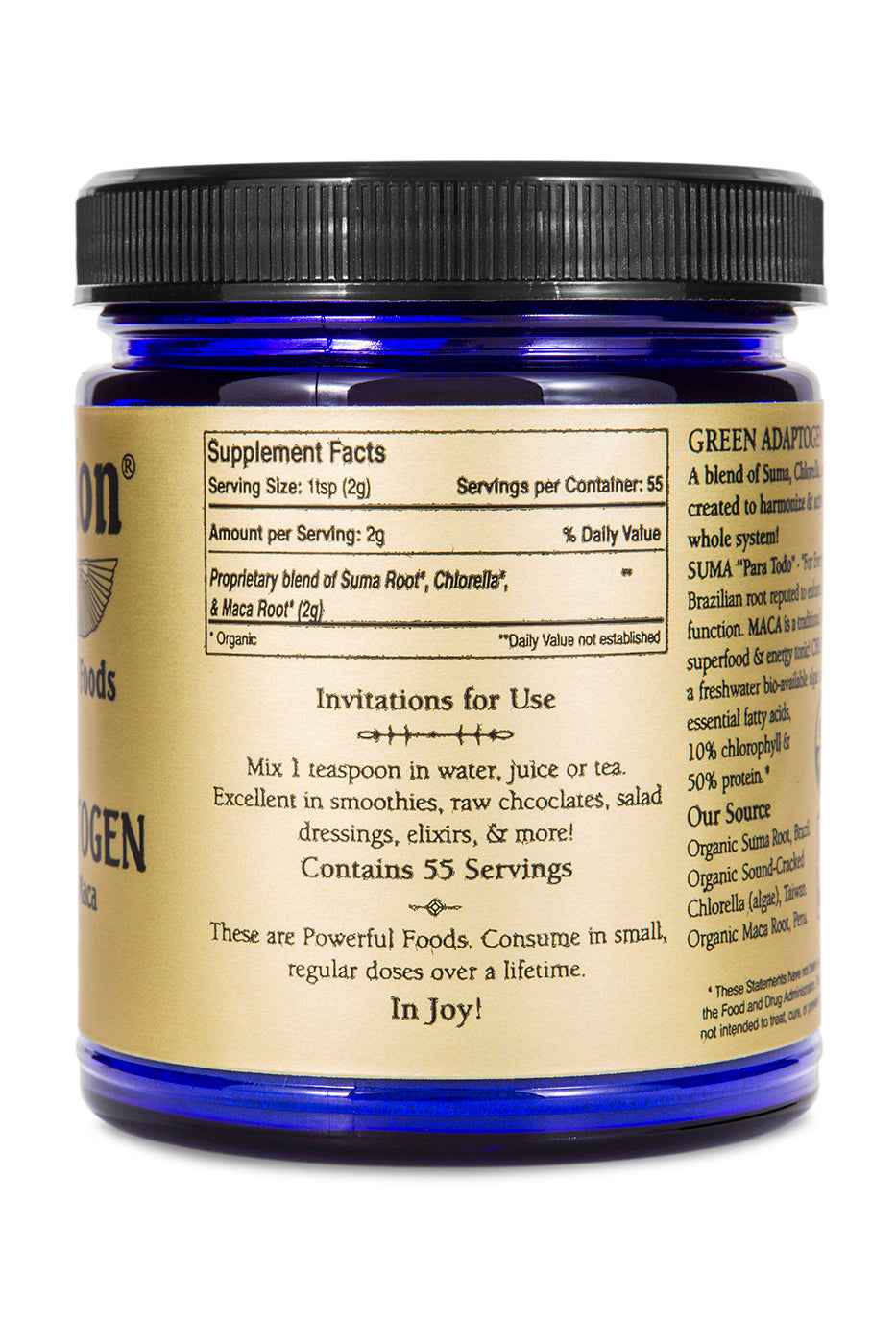 Sun Potion Adaptogen 111g Jar Green Adaptogen