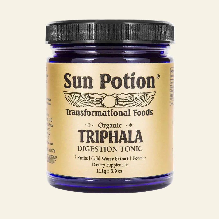 Sun Potion Superfood 111g Jar Triphala (Organic Cold Water Extract Powder)
