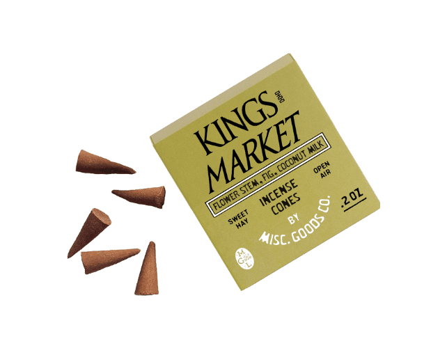 Misc. Goods Co. Cones / 20pcs "Kings Market" Cone Incense