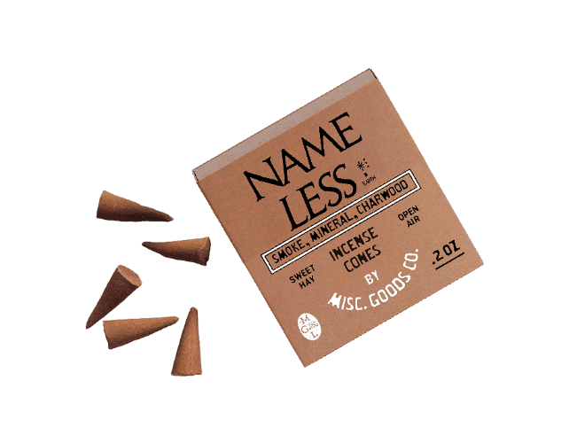 Misc. Goods Co. Cones / 20pcs "Nameless Earth" Cone Incense