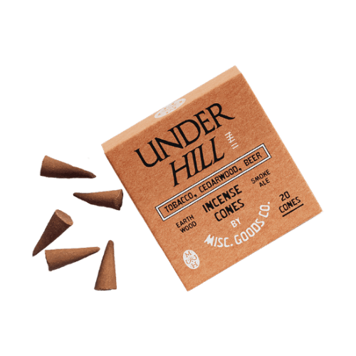 Misc. Goods Co. Cones / 20pcs "Underhill" Cone Incense