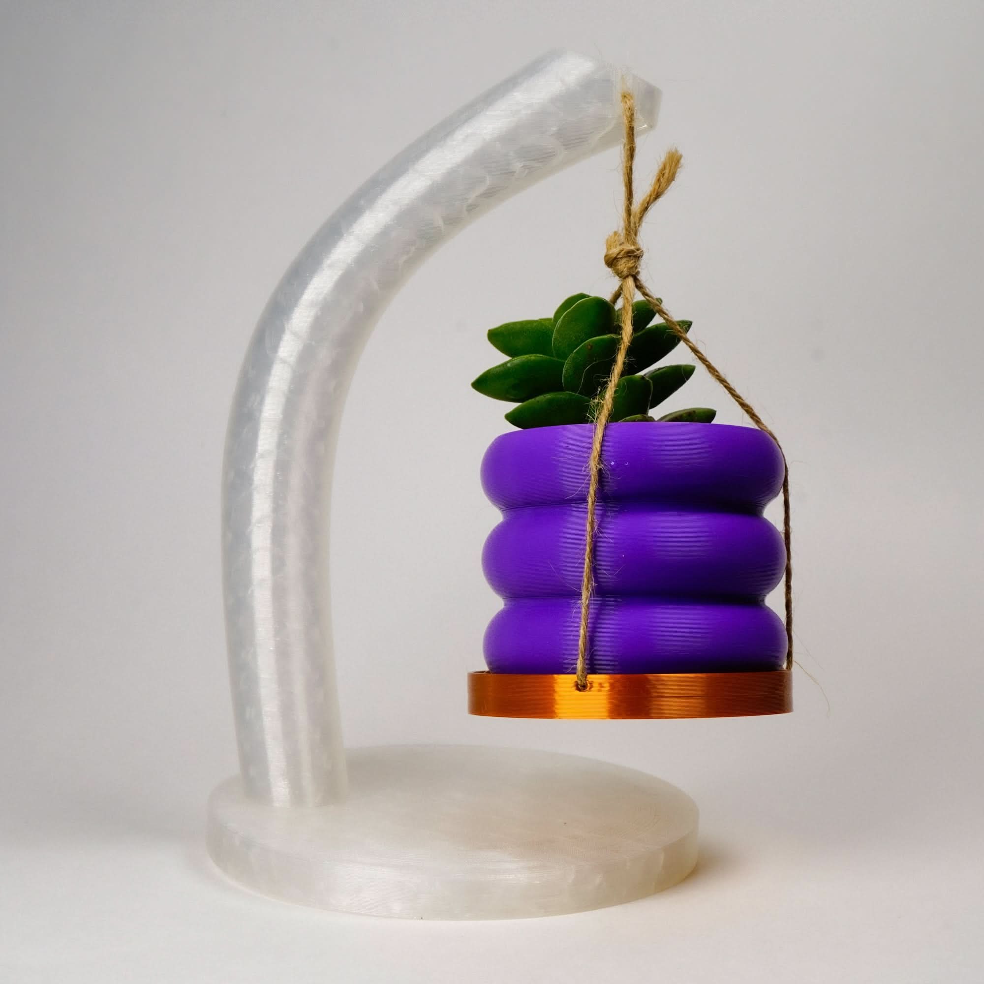 Rosebud HomeGoods Pots & Planters 3" Hanging Bubble With Tray & Holder