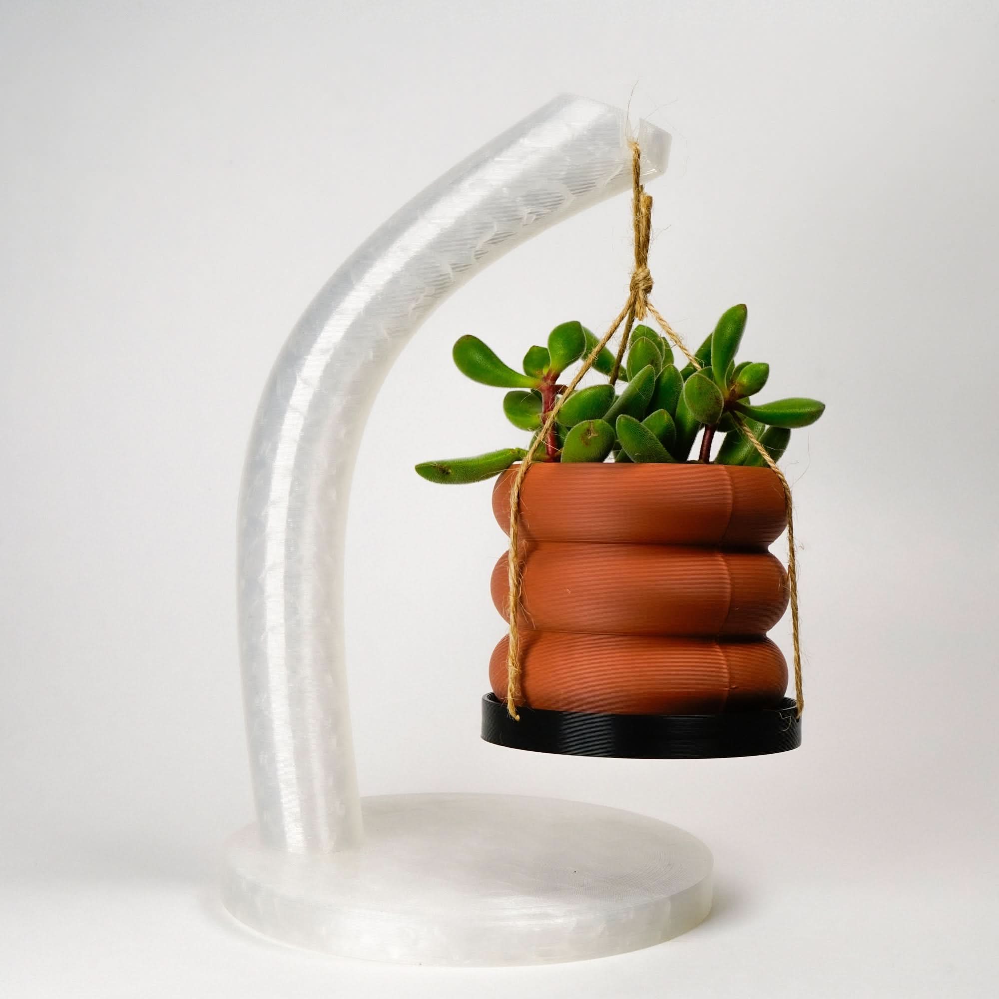 Rosebud HomeGoods Pots & Planters 3" Hanging Bubble With Tray & Holder