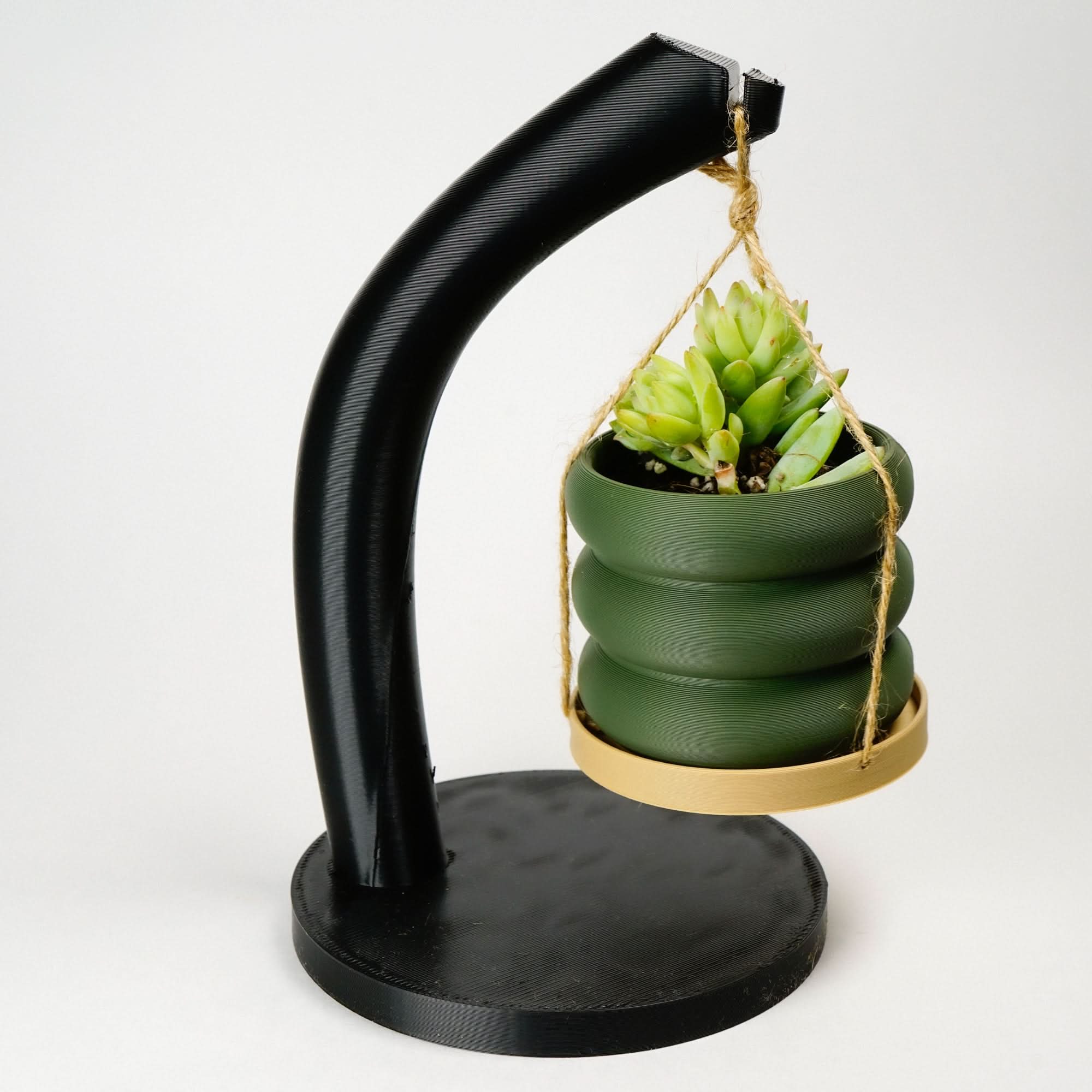 Rosebud HomeGoods Pots & Planters 3" Hanging Bubble With Tray & Holder