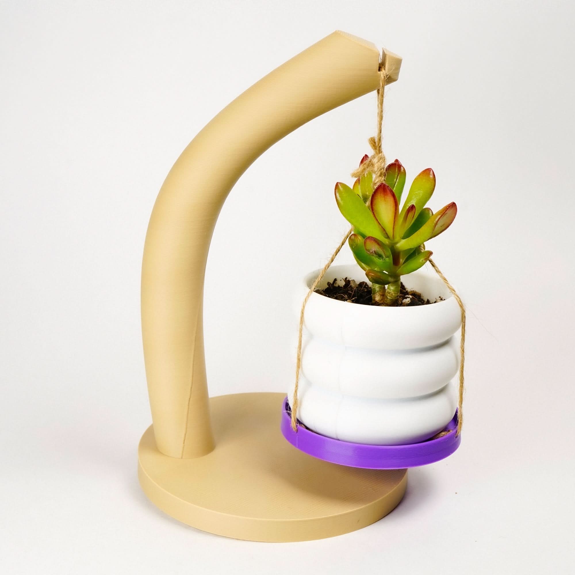 Rosebud HomeGoods Pots & Planters 3" Hanging Bubble With Tray & Holder