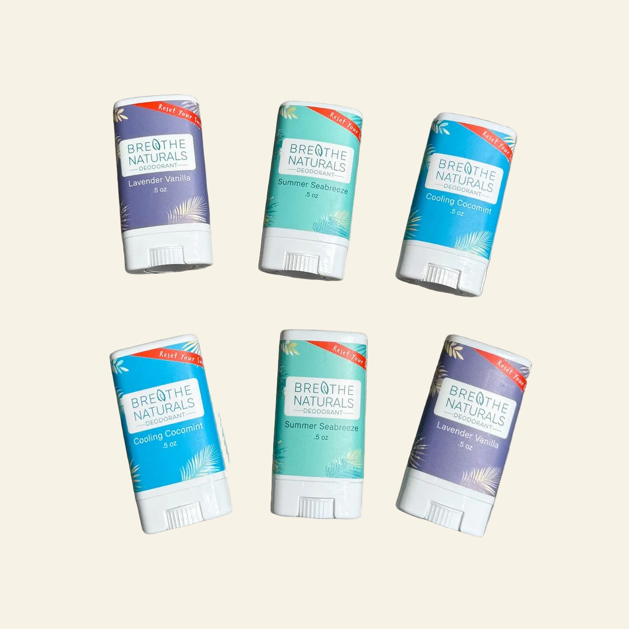 6-Pack Travel Deodorants