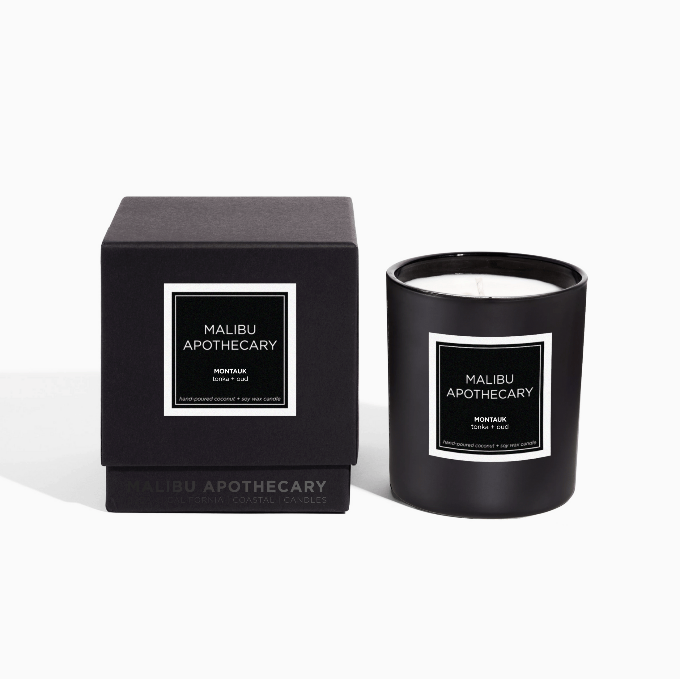 Malibu Apothecary Candle Matte Black Candle
