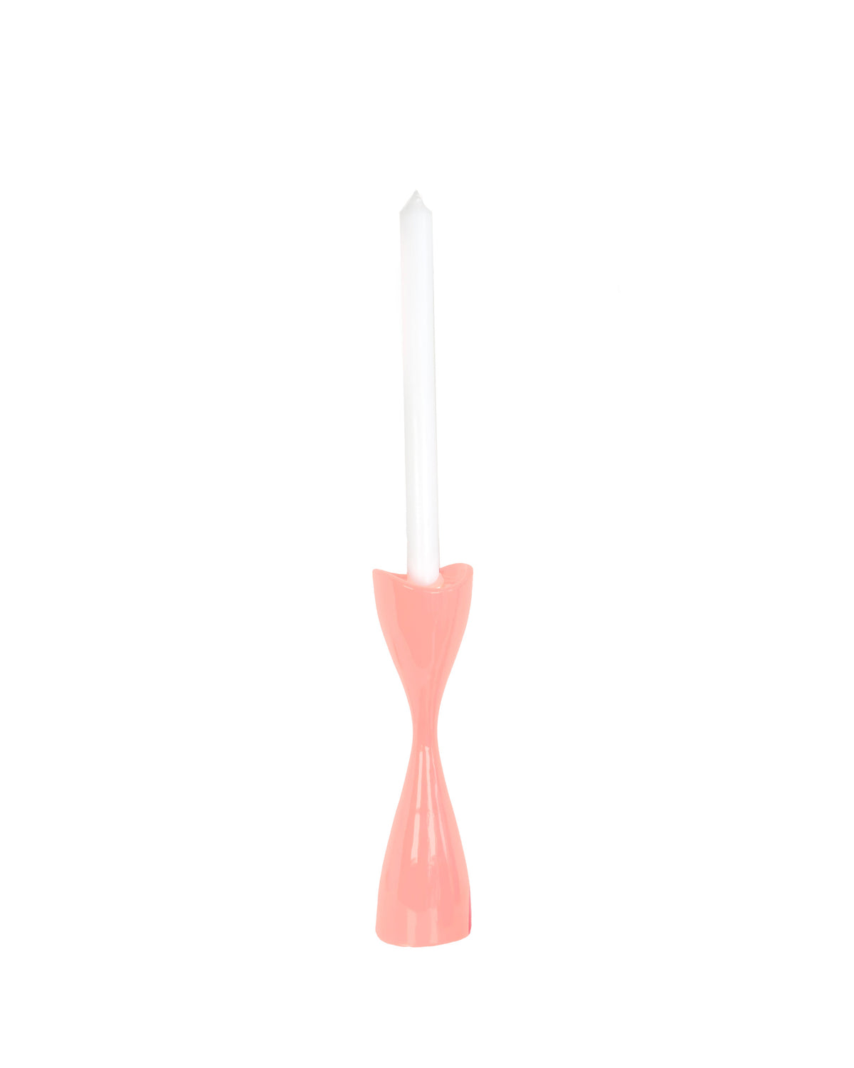 Tulip Candlestick Holders in Malibu Pink