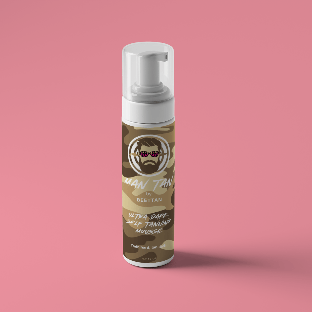 BeetTan Tanning Mousse Man Tan Self Tanning Mousse (Ultra Dark Self Tanning Mousse)