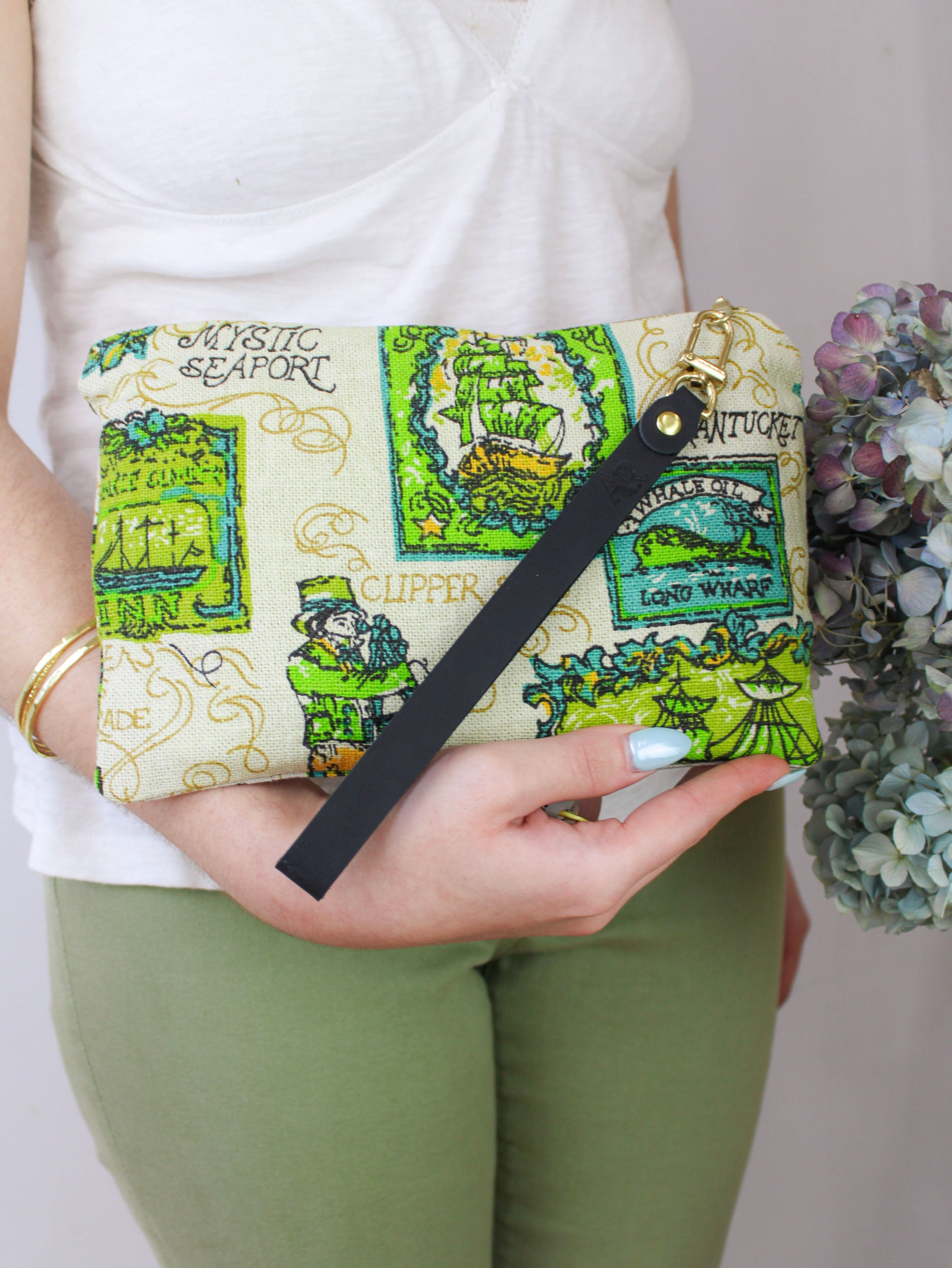 Ash & Rose purse Maritime Heritage Wristlet Purse