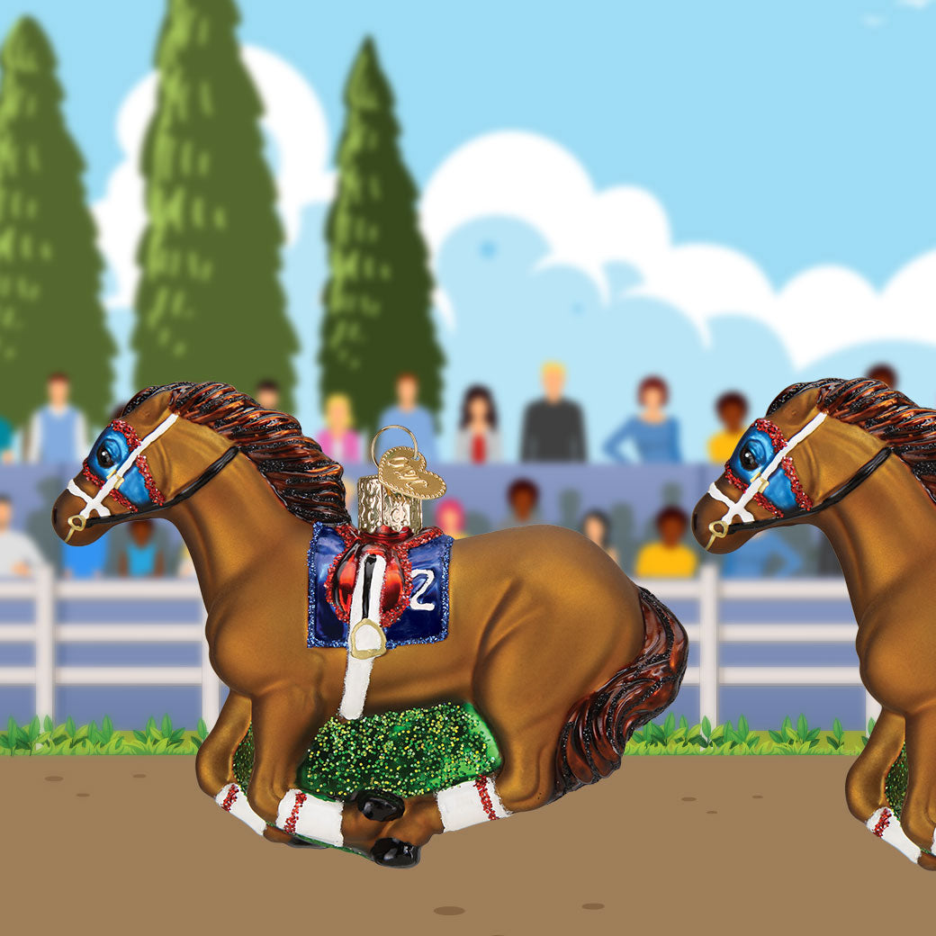Racehorse Ornament - My American Goods
