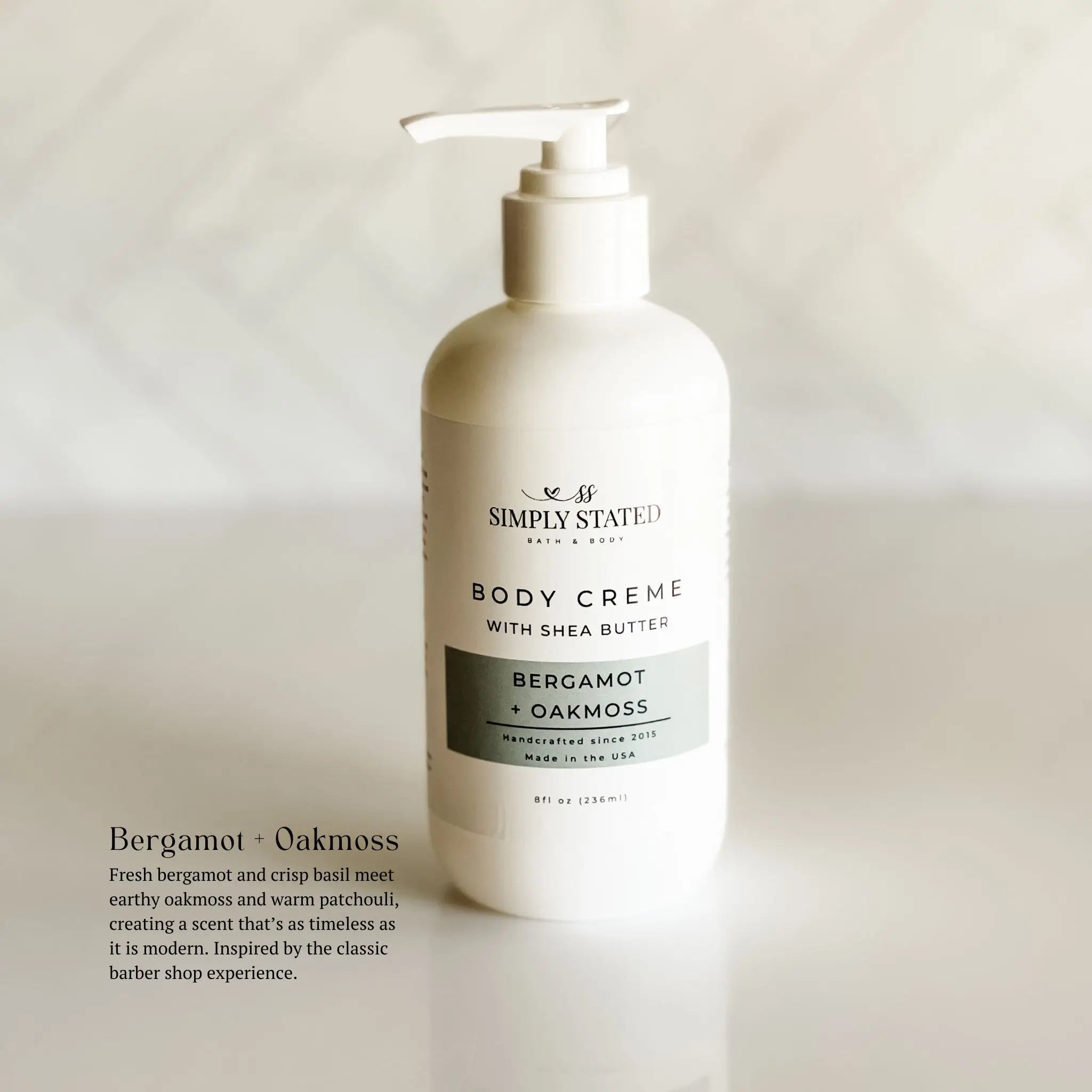 Bergamot + Oakmoss Men’s Body Creme