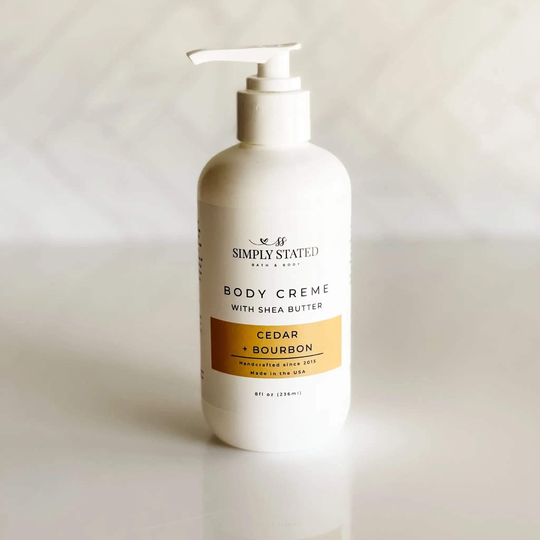 Simply Stated Creations Moisturizers Cedar + Bourbon Men’s Body Creme