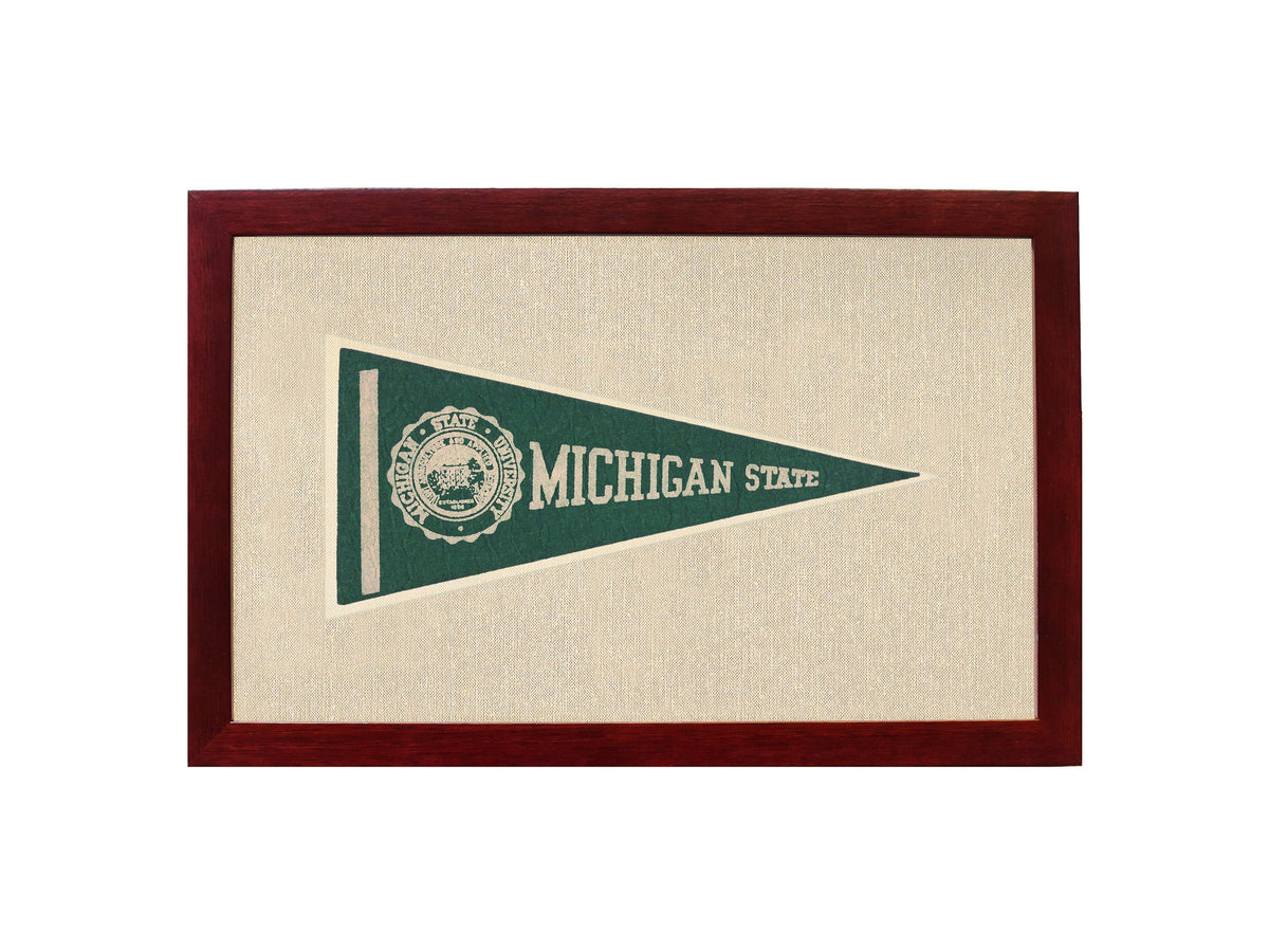 Vintage Michigan State Pennant