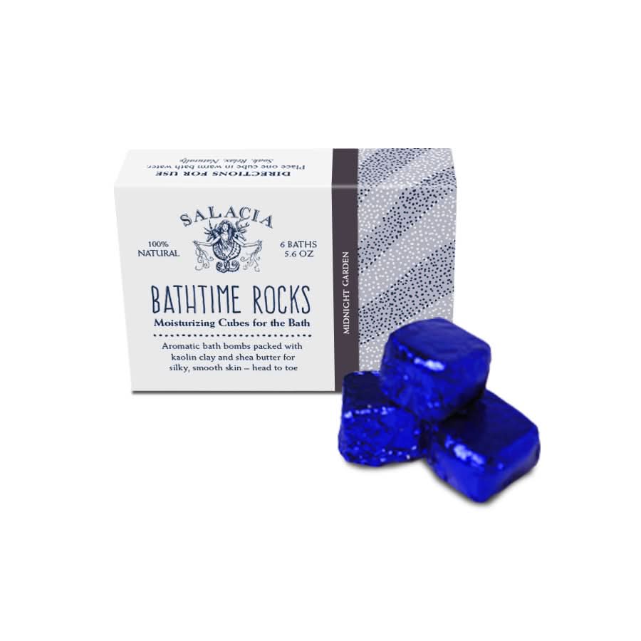 Salacia Salts Bath & Body Midnight Garden BathTime Rocks (Set of 6)