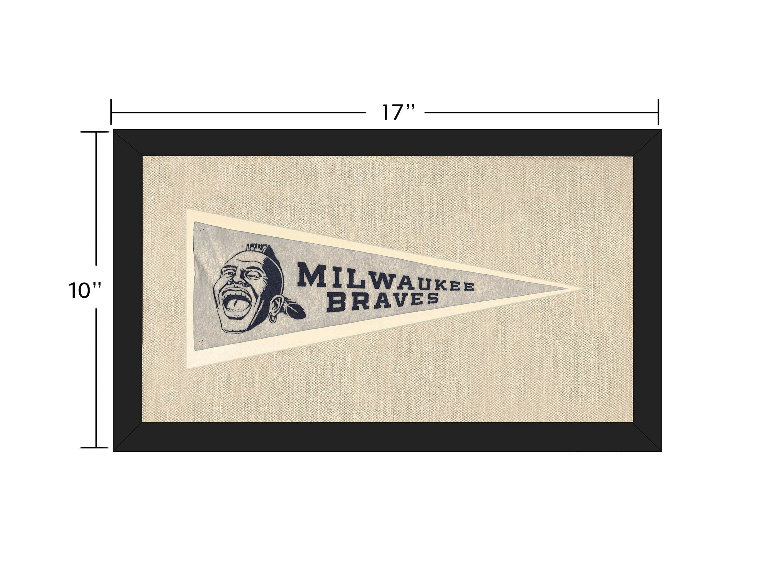 Vintage Milwaukee Braves Pennant