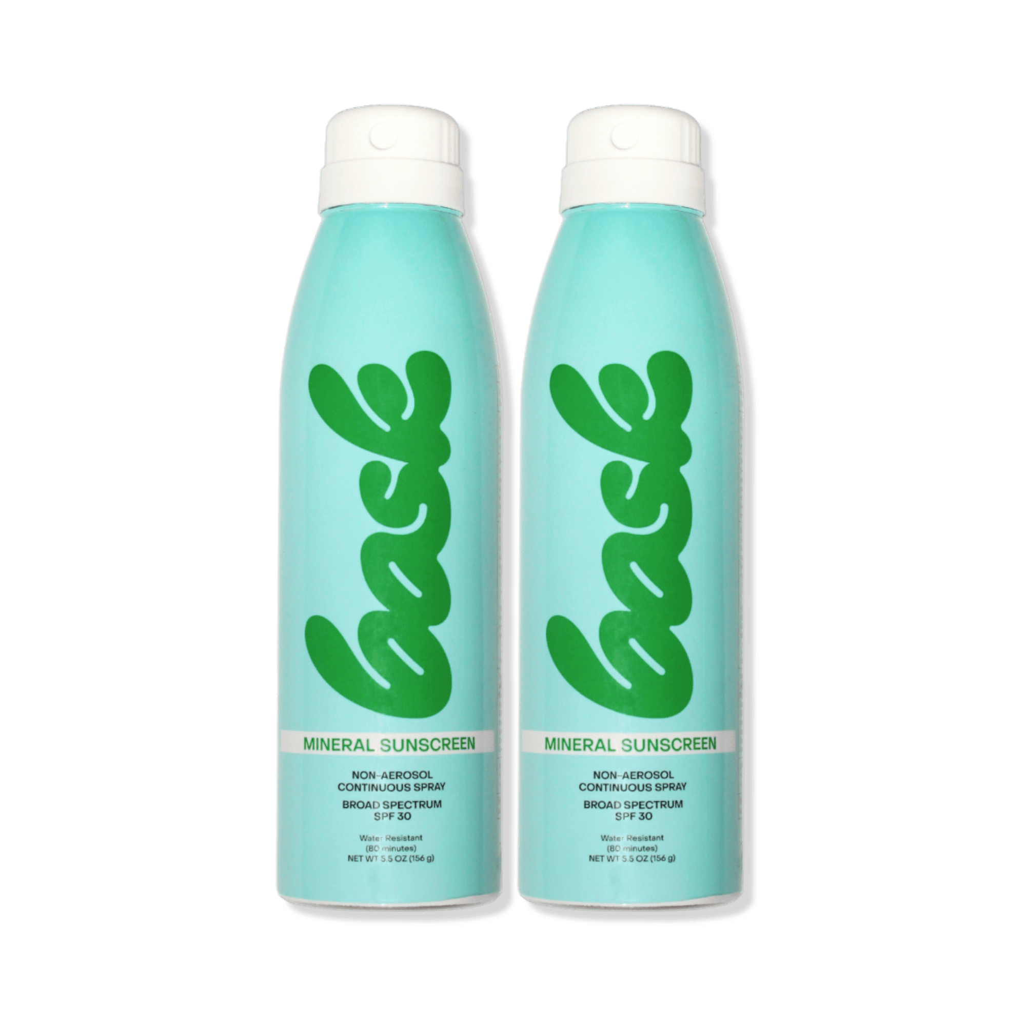 Bask Suncare Sunscreen Mineral Spray 2-Pack