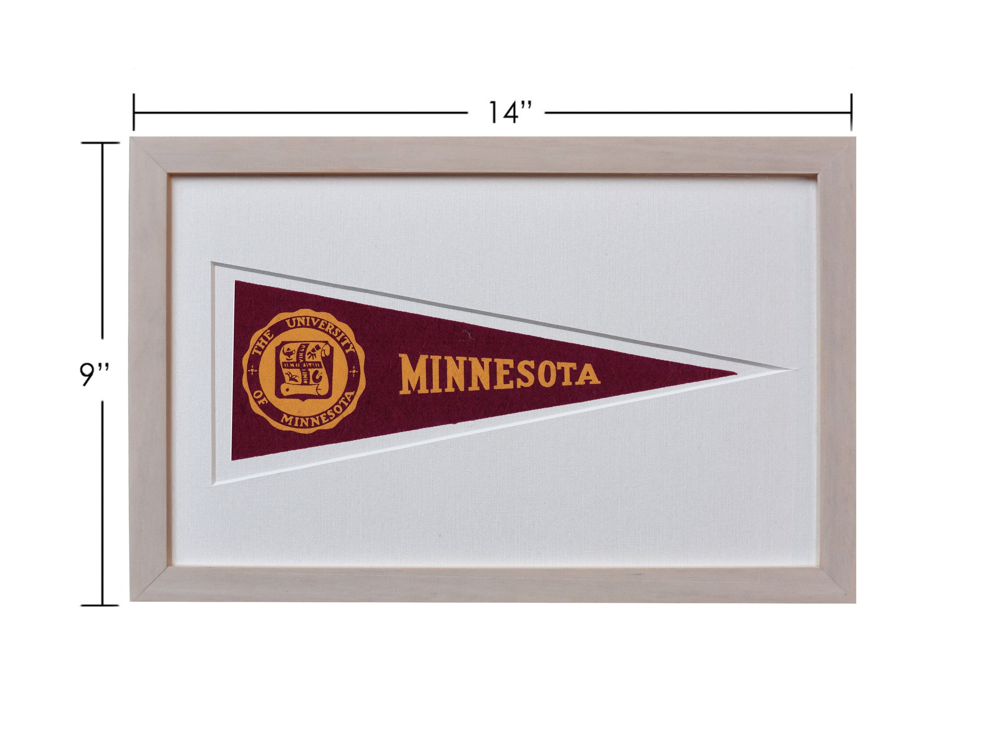 Vintage University of Minnesota Hormel Pennant - My American Goods