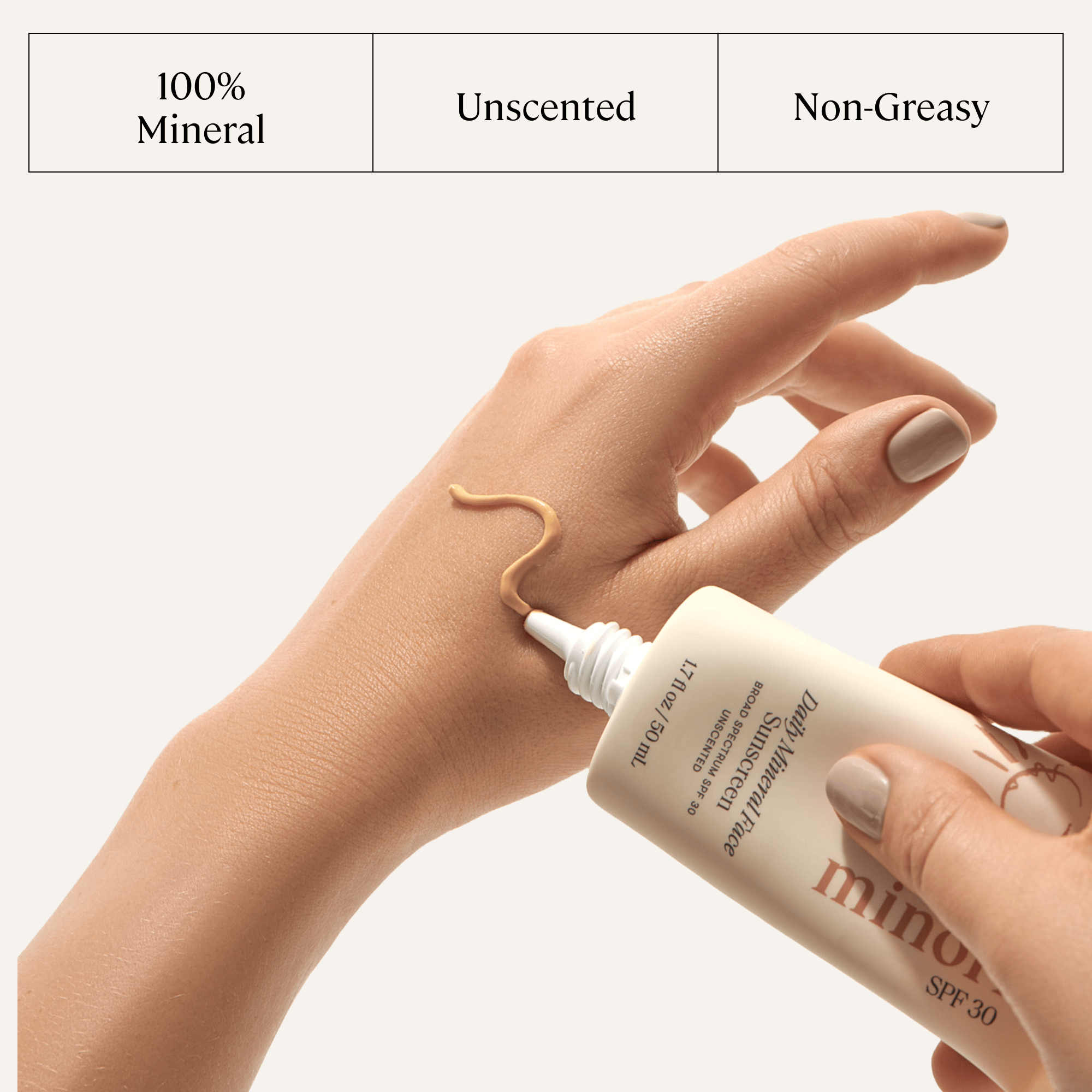 Minori Beauty Daily Mineral Sunscreen SPF 30