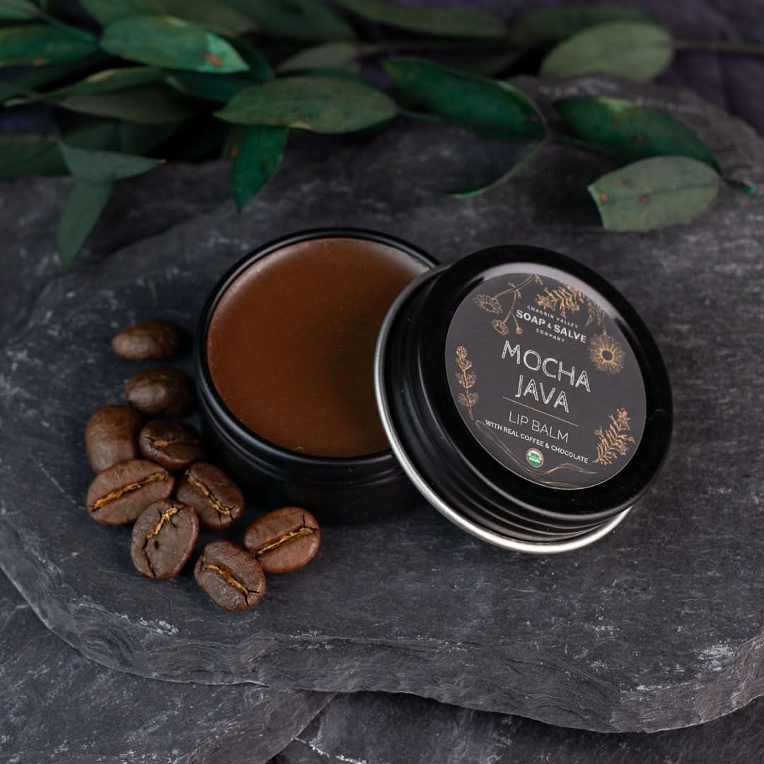 Chagrin Valley Soap & Salve Lip Balm 0.5 fl oz Tin Lip Balm: Mocha Java