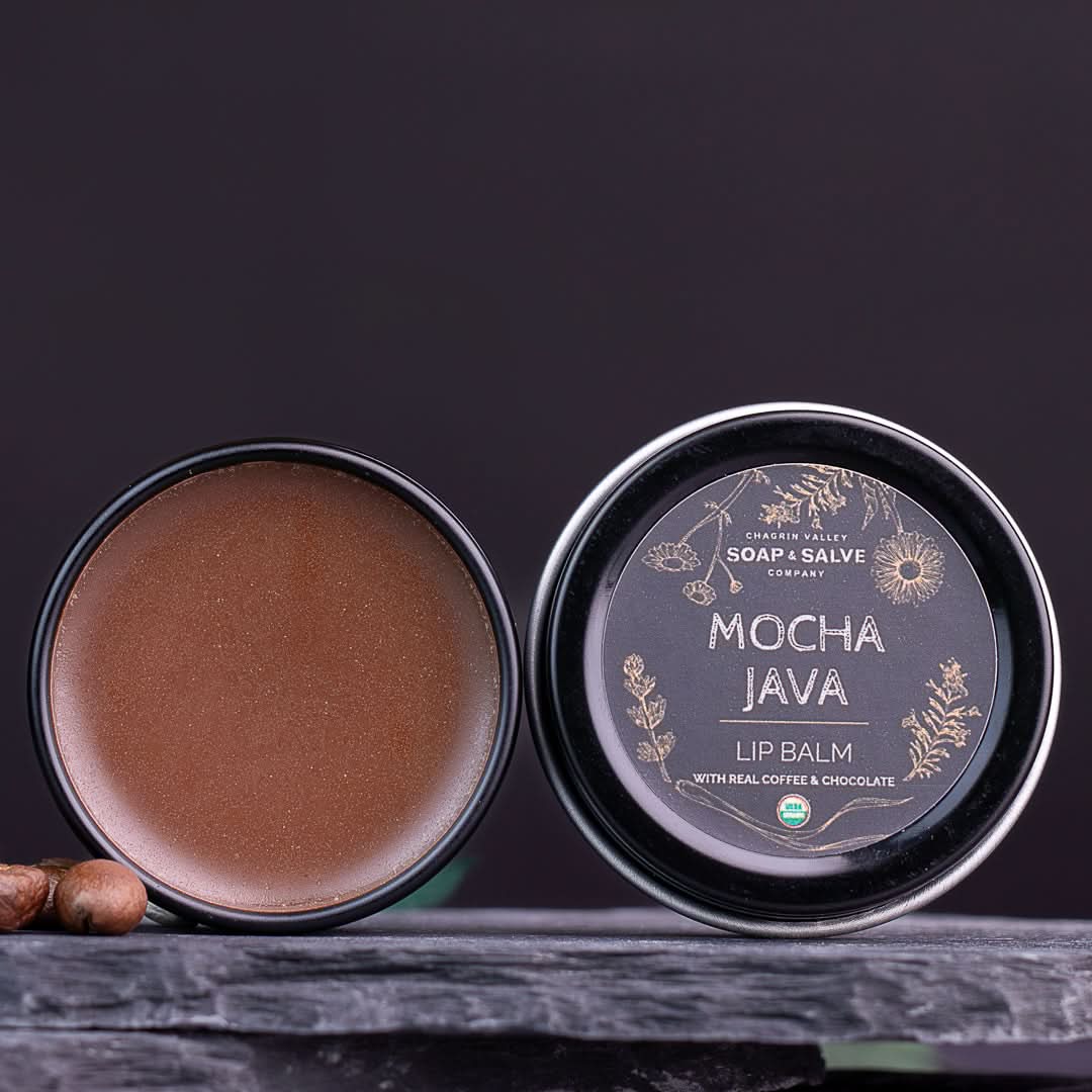 Chagrin Valley Soap & Salve Lip Balm 0.5 fl oz Tin Lip Balm: Mocha Java