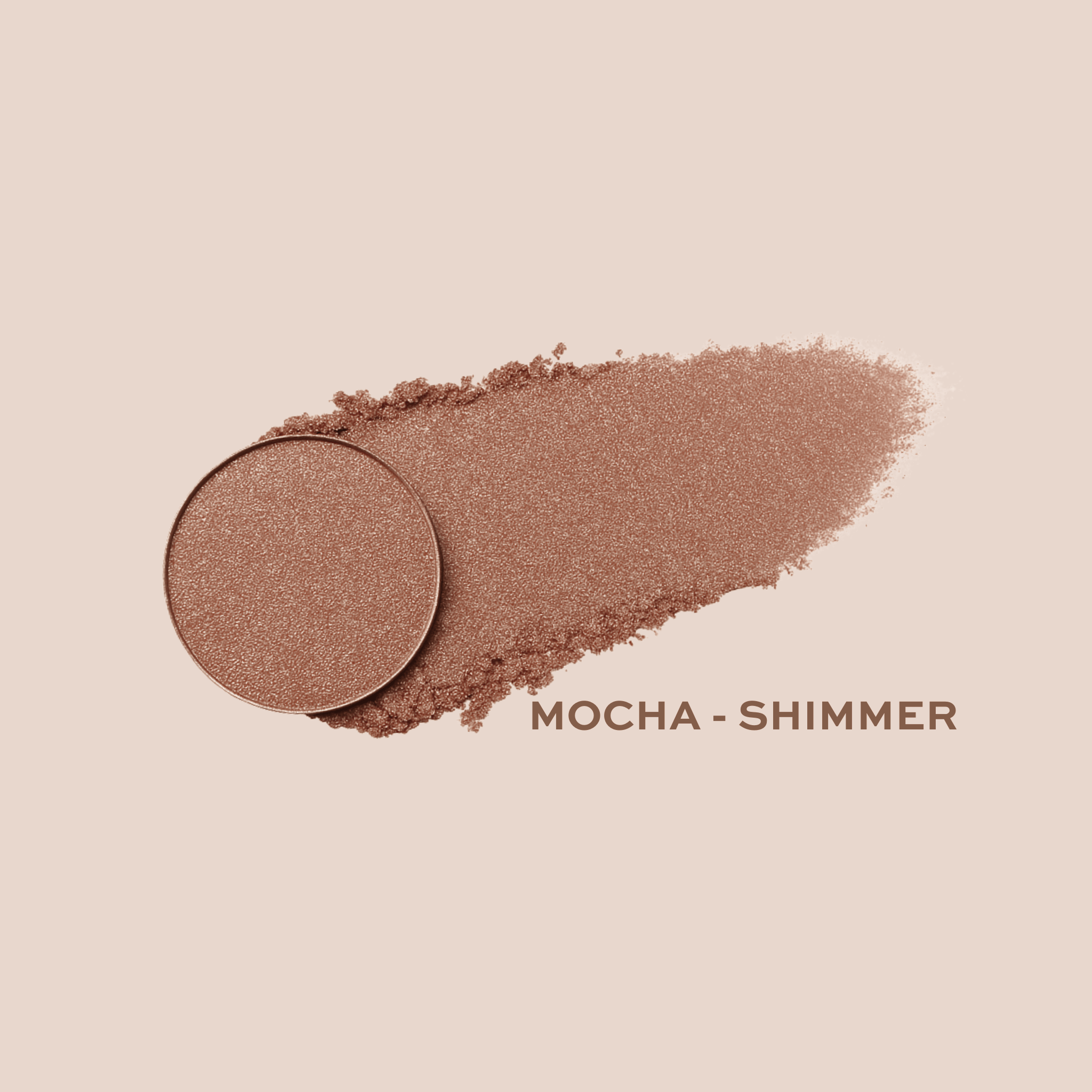 Taylor Made Organics eyeshadow mocha Mineral Eyeshadow Single | talc-free