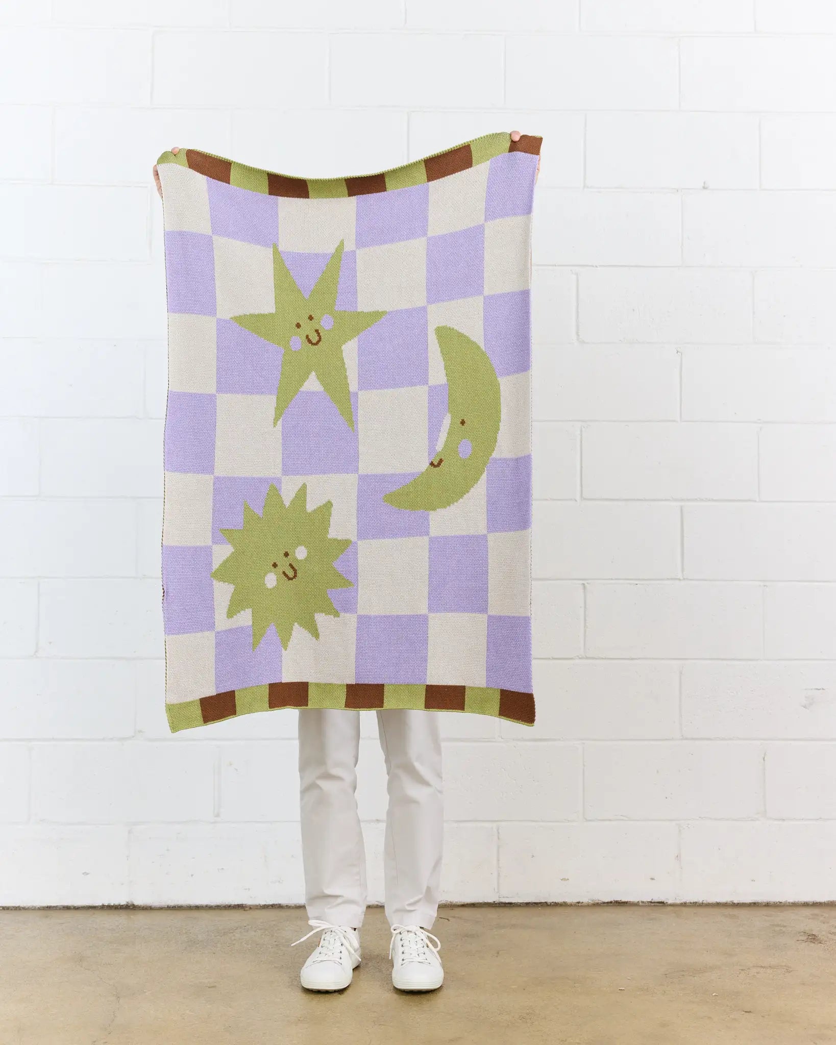 Biquette Baby Blanket Moon + Stars - Baby & Kid&