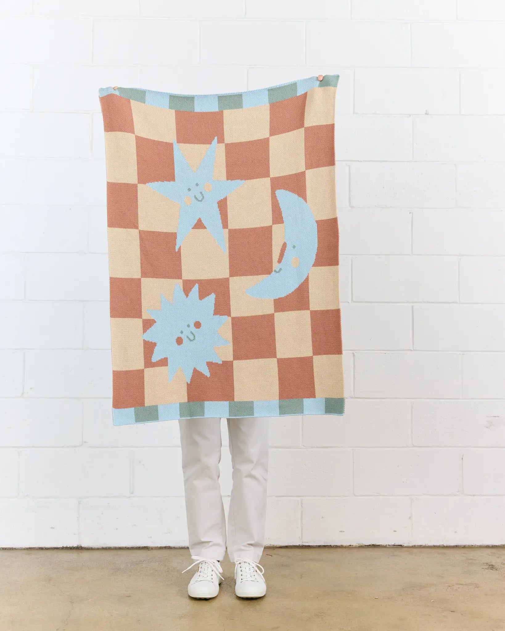 Biquette Baby Blanket Moon + Stars - Baby & Kid&