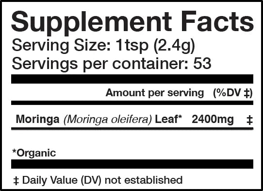 Anima Mundi Superfood MORINGA | Organic Powder Superfood