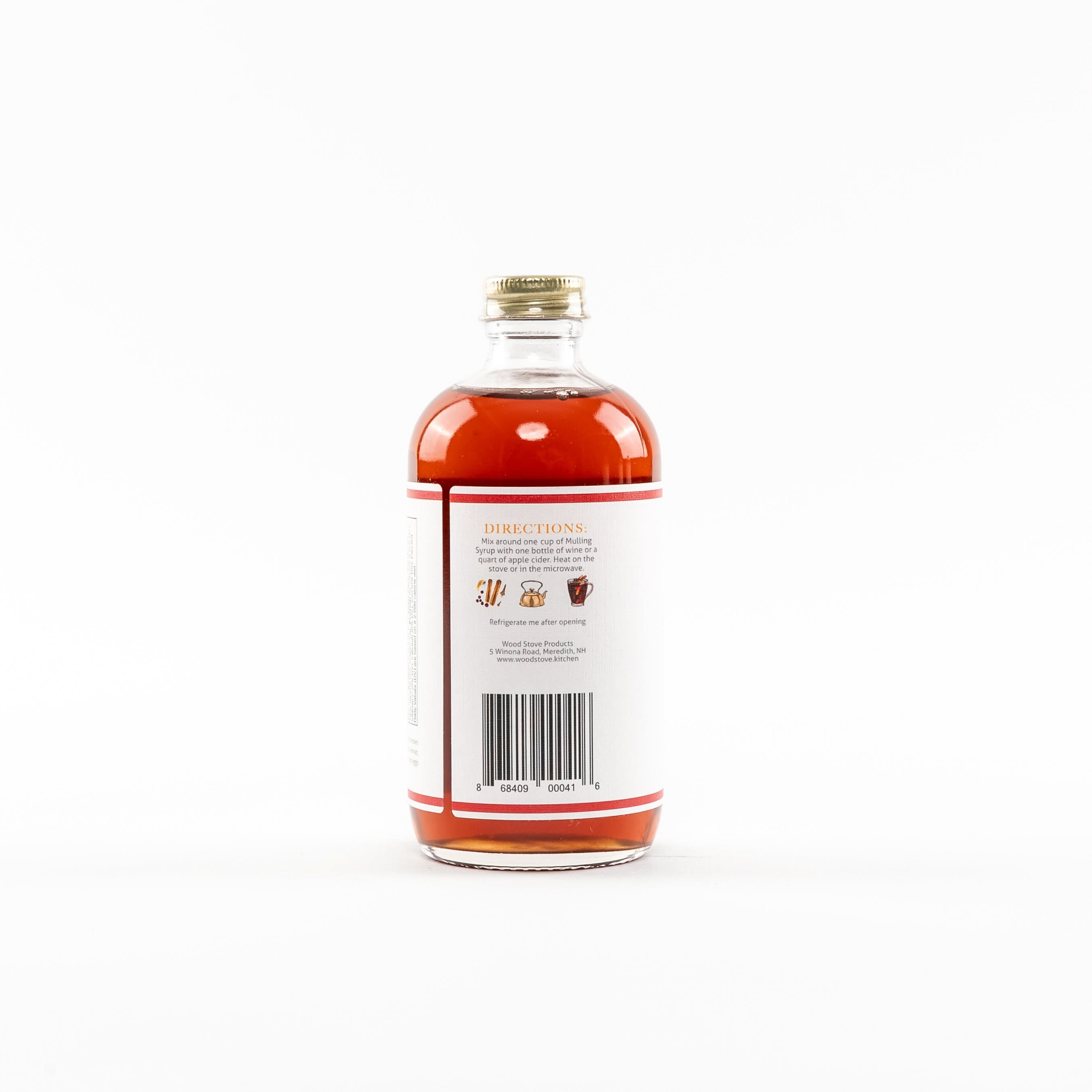 Wood Stove Kitchen Cocktail and Drink Mixers Mulling Syrup, 8 fl oz