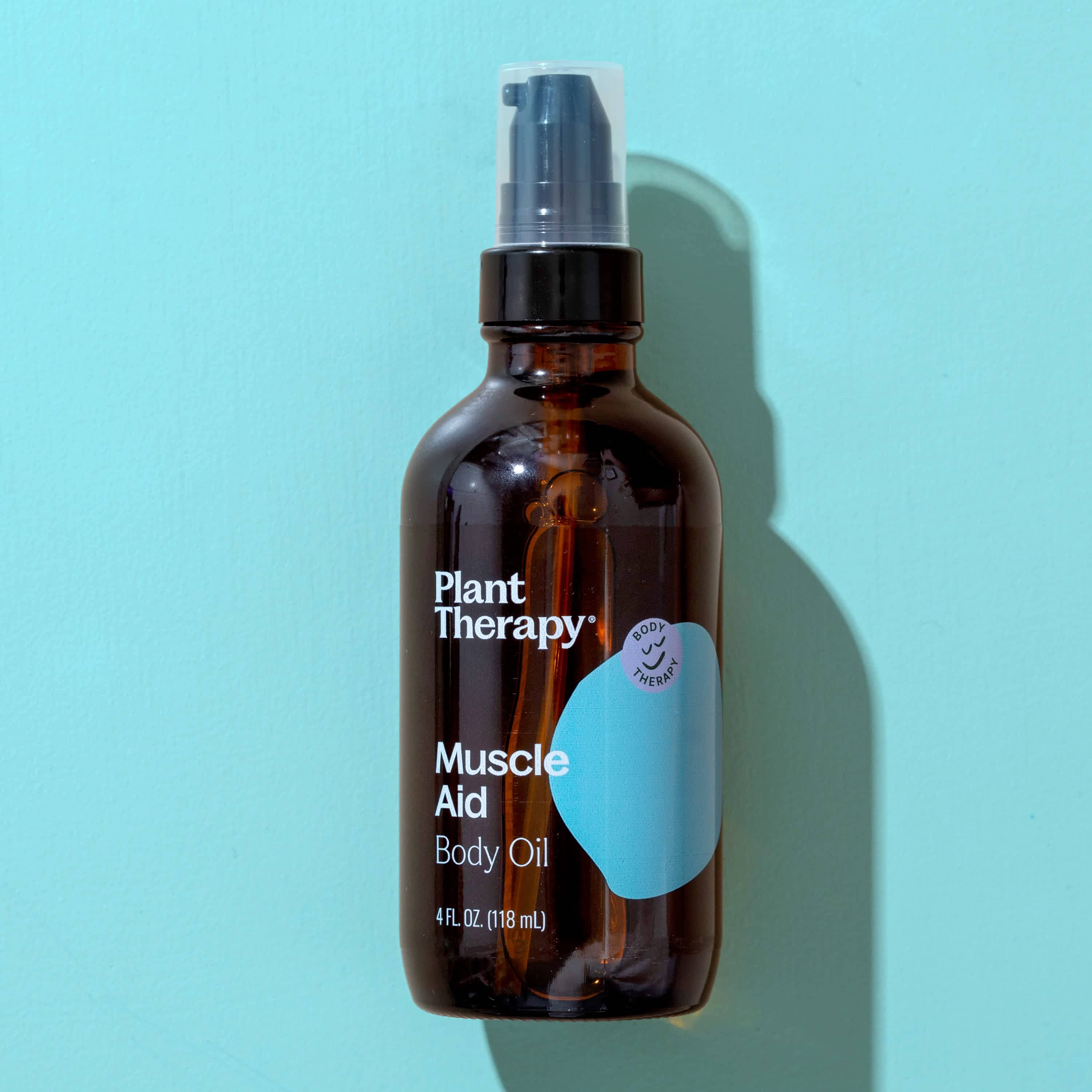 Plant Therapy Body Care 4 oz Muscle Aid Body Oil