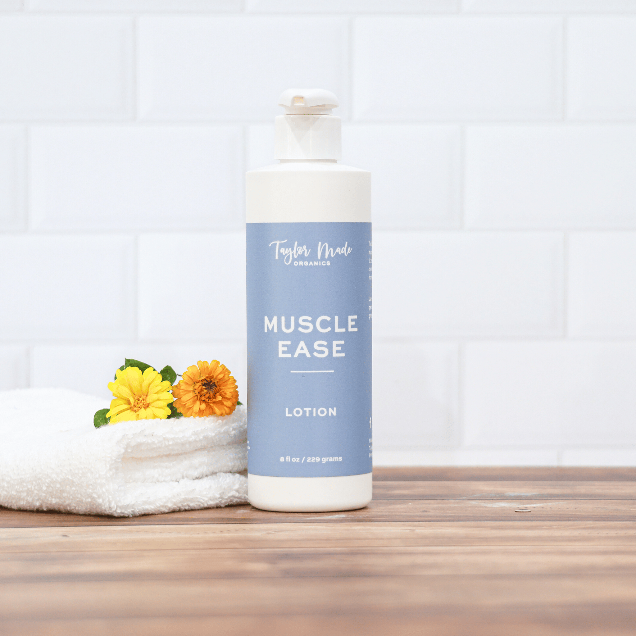 Taylor Made Organics therapeutic lotion 8oz Muscle Ease Organic Lotion