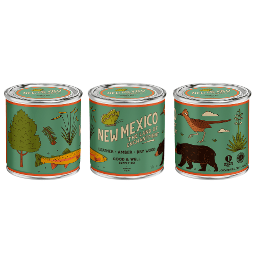 Good & Well Supply Co Candles Half Pint / 8oz / Cotton Wick New Mexico State Candle