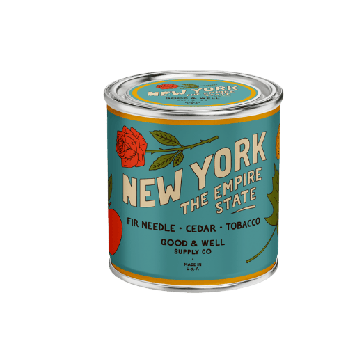Good & Well Supply Co Candles Half Pint / 8oz / Cotton Wick New York State Candle